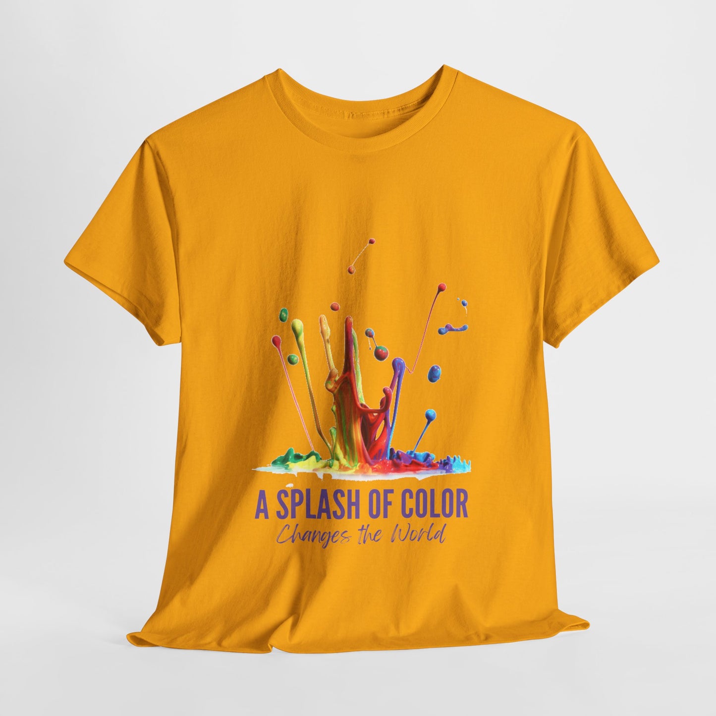 A Splash of Color Unisex Heavy Cotton Tee
