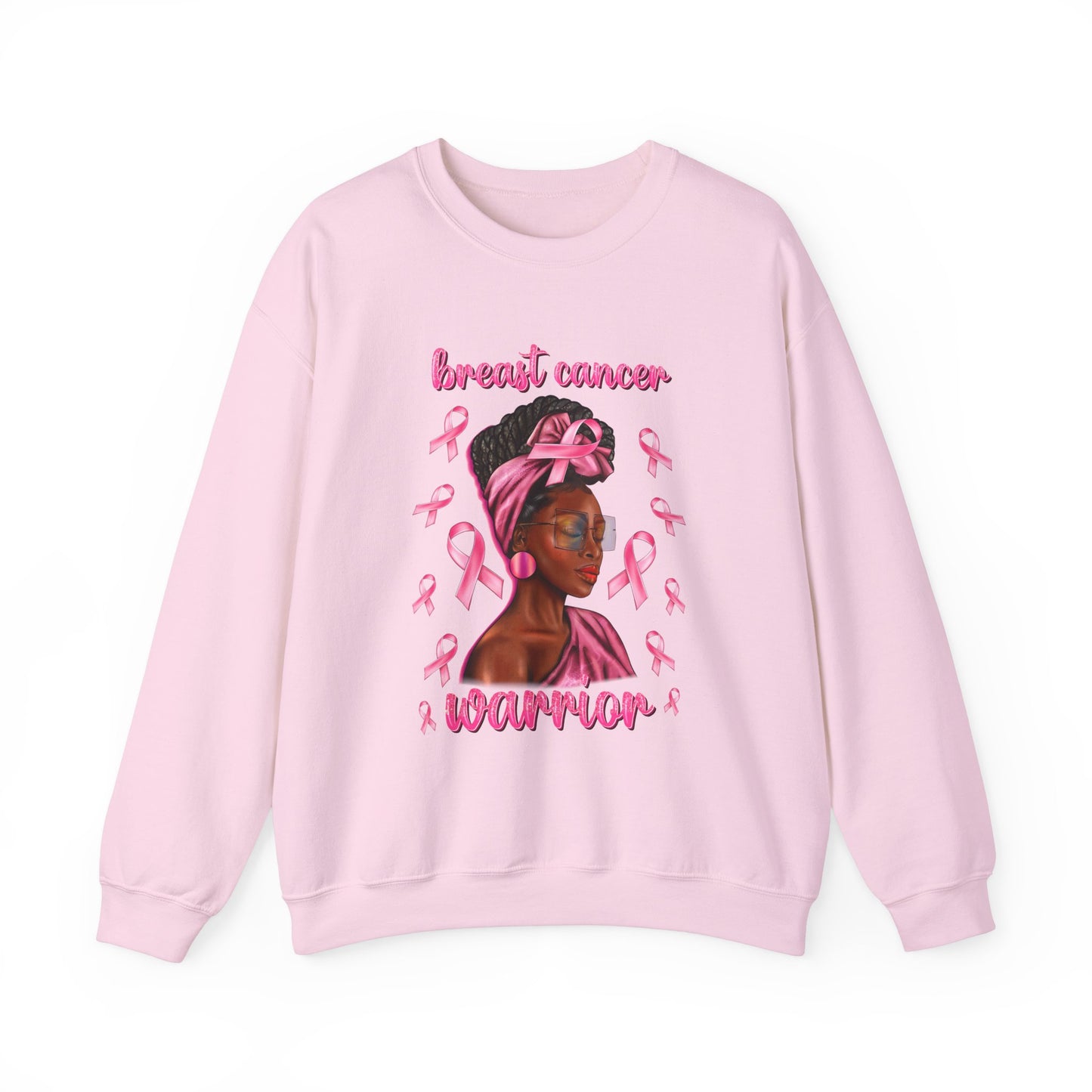 Breast Cancer Warrior Unisex Heavy Blend™ Crewneck Sweatshirt