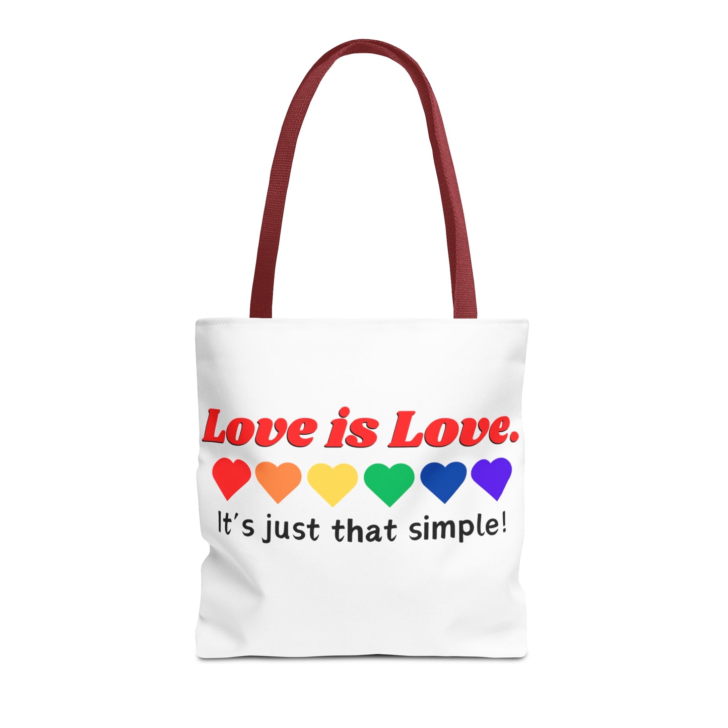 Love is Love Tote Bag (AOP)
