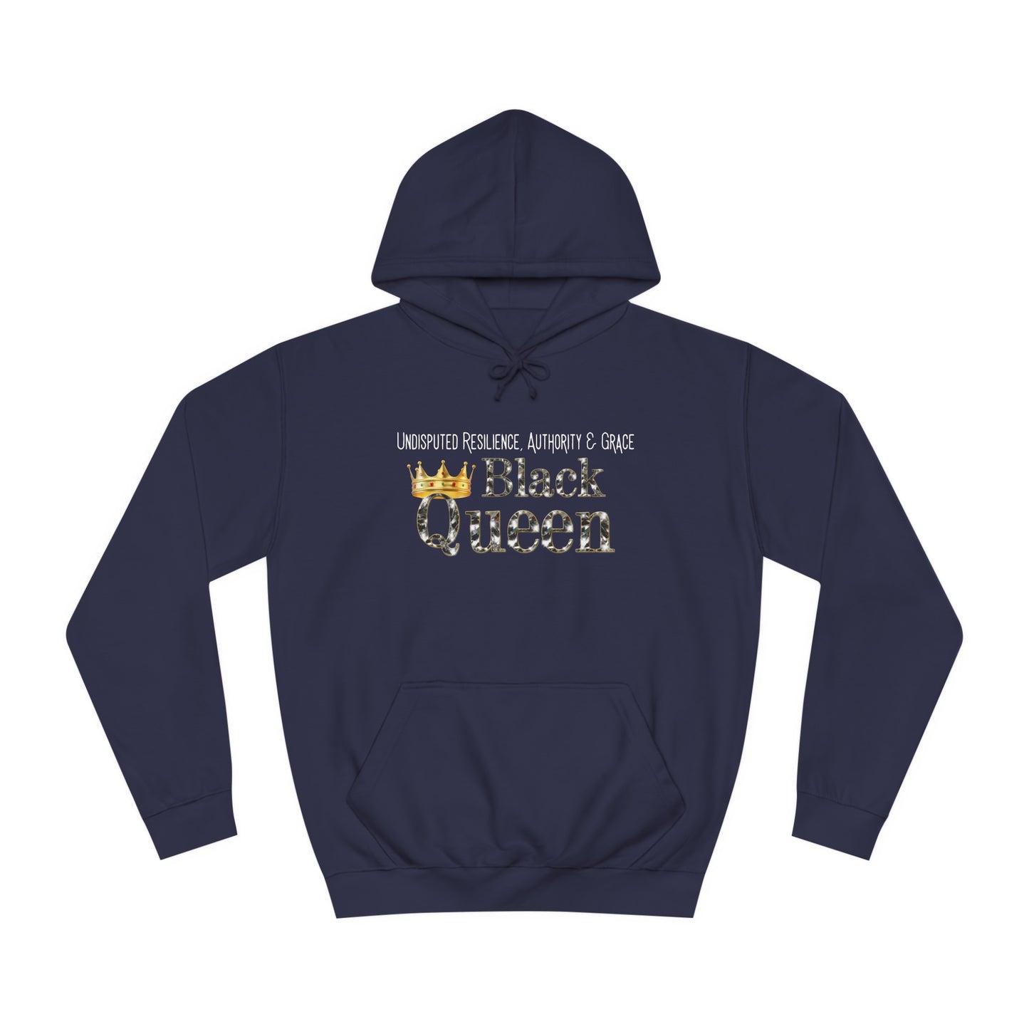 Black Queen Unisex College Hoodie