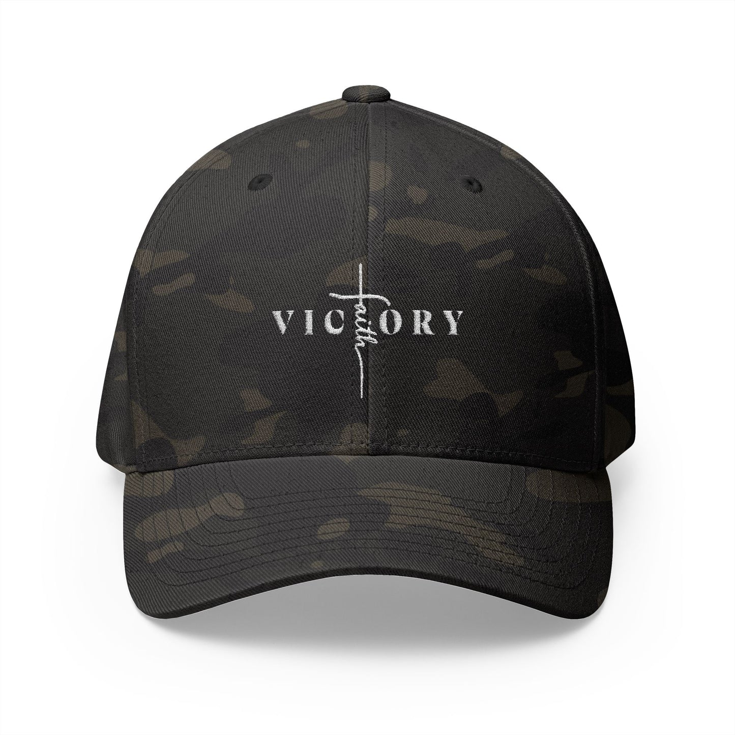 Victory Embroidered Closed-Back Cap - Stylish Baseball Hat for Inspirational Living