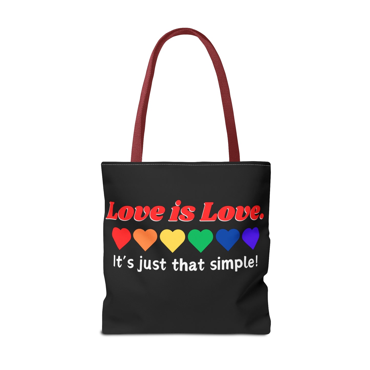 Love is Love Tote Bag (AOP)