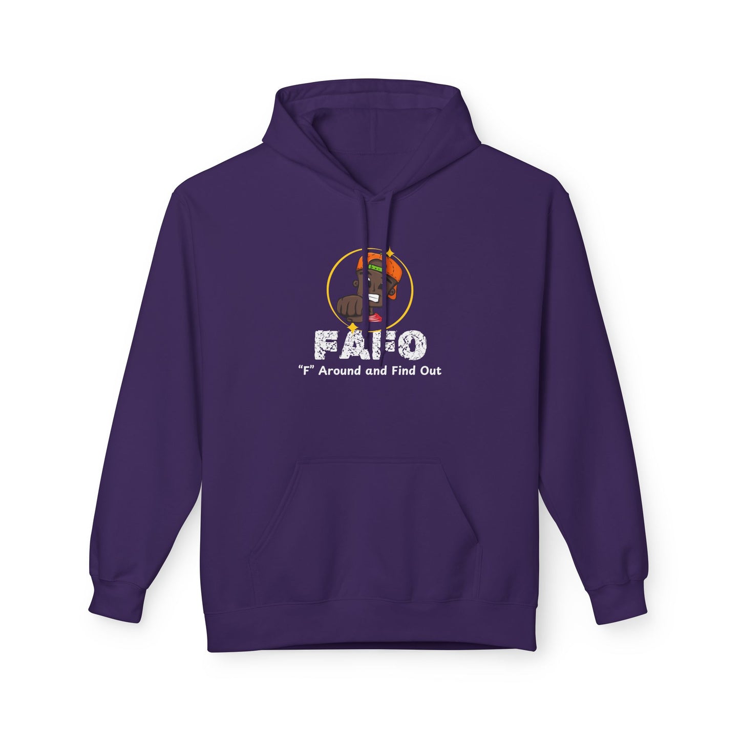 "F" Around and Find Out-Inspired Unisex Fleece Hoodie - Cozy Style & Warmth