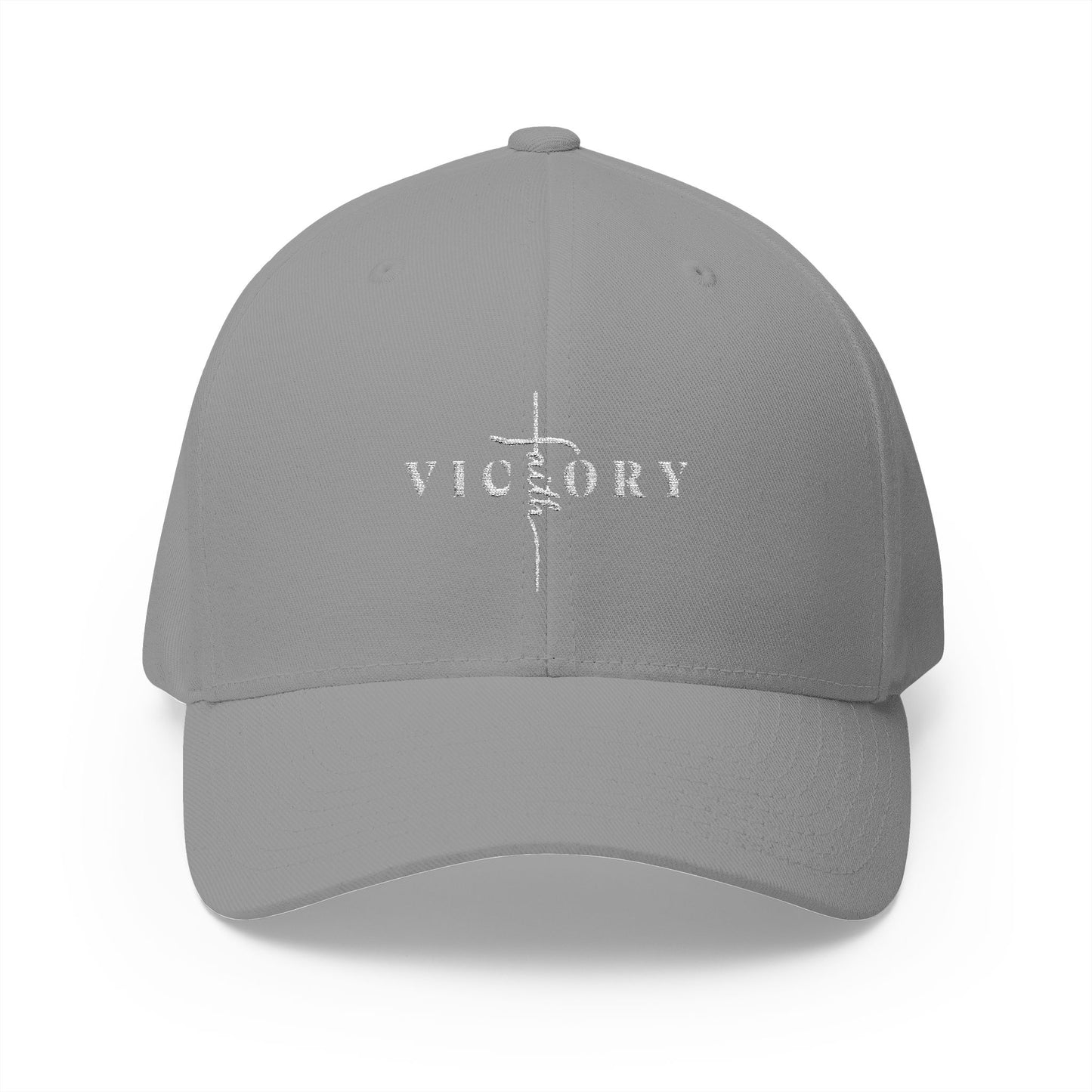 Victory Embroidered Closed-Back Cap - Stylish Baseball Hat for Inspirational Living