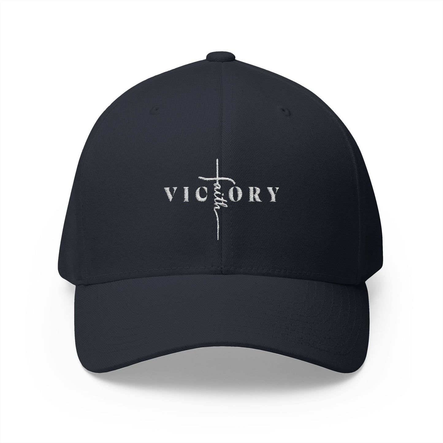 Victory Embroidered Closed-Back Cap - Stylish Baseball Hat for Inspirational Living