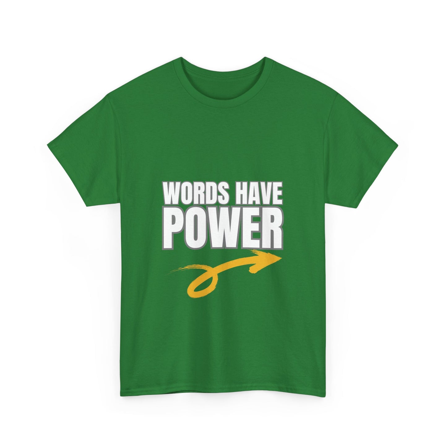 Words Have Power (Garvey) - Unisex Heavy Cotton Tee
