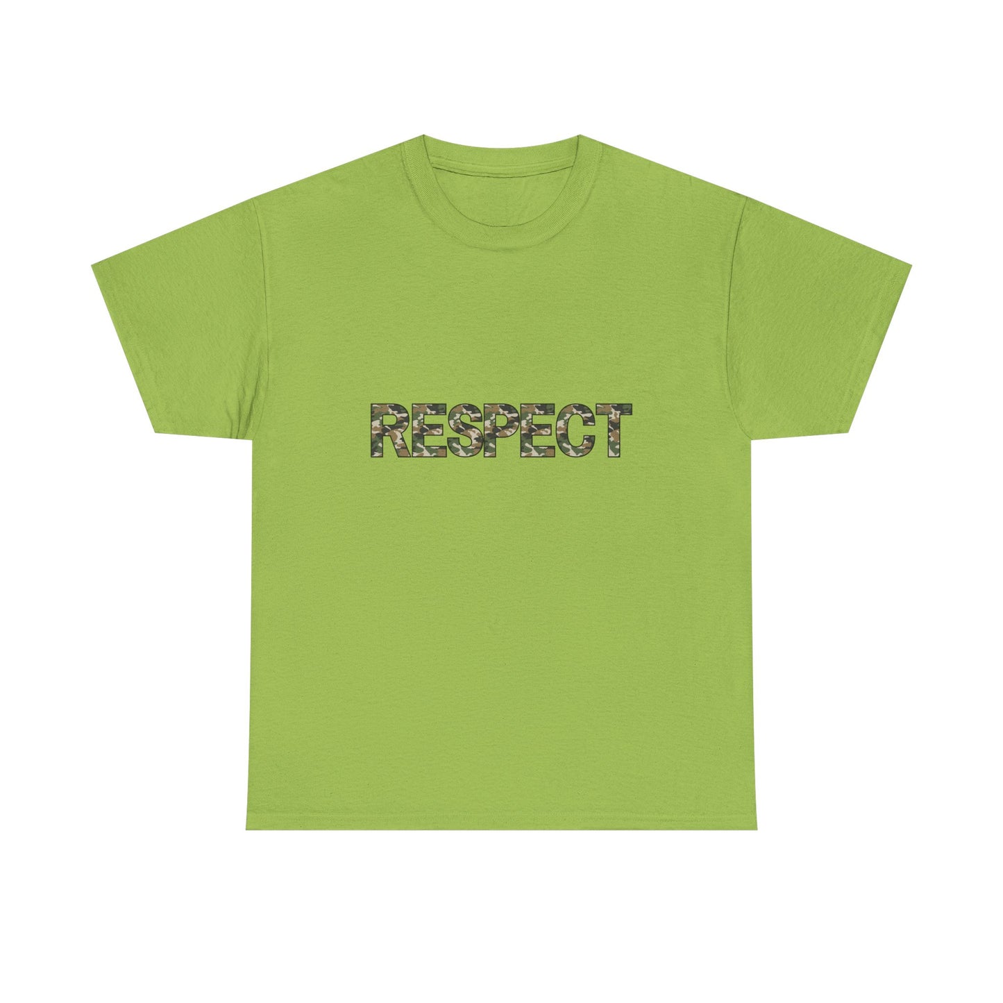 Unisex Heavy Cotton Tee - Camo Respect T-Shirt