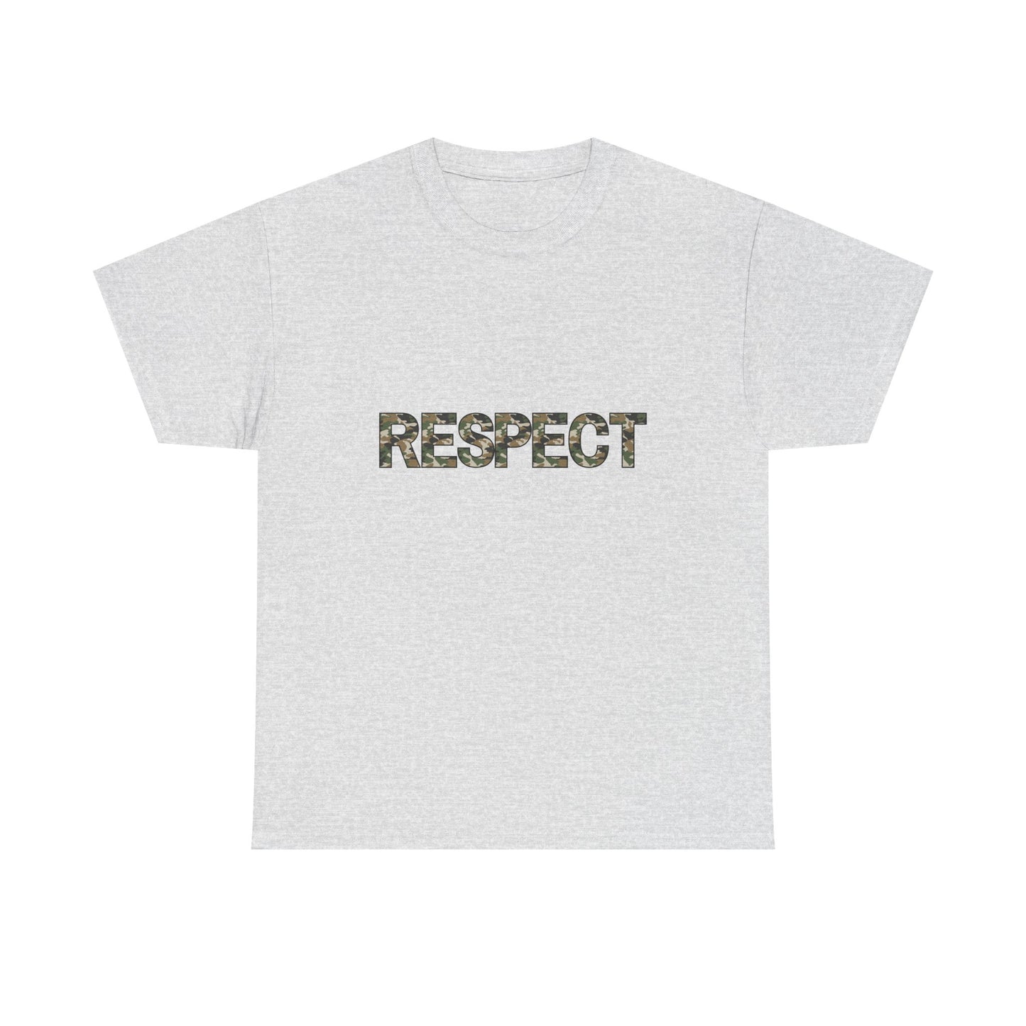 Unisex Heavy Cotton Tee - Camo Respect T-Shirt