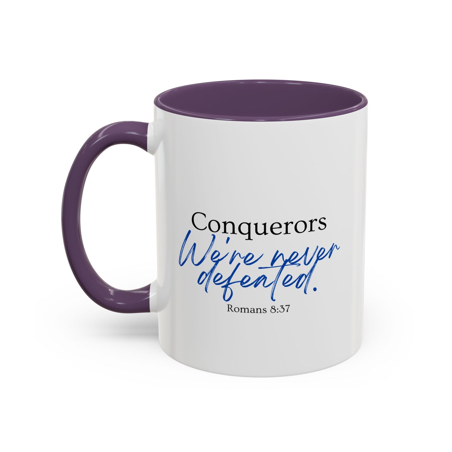 Conquerors Blue Accent Coffee Mug, 11oz