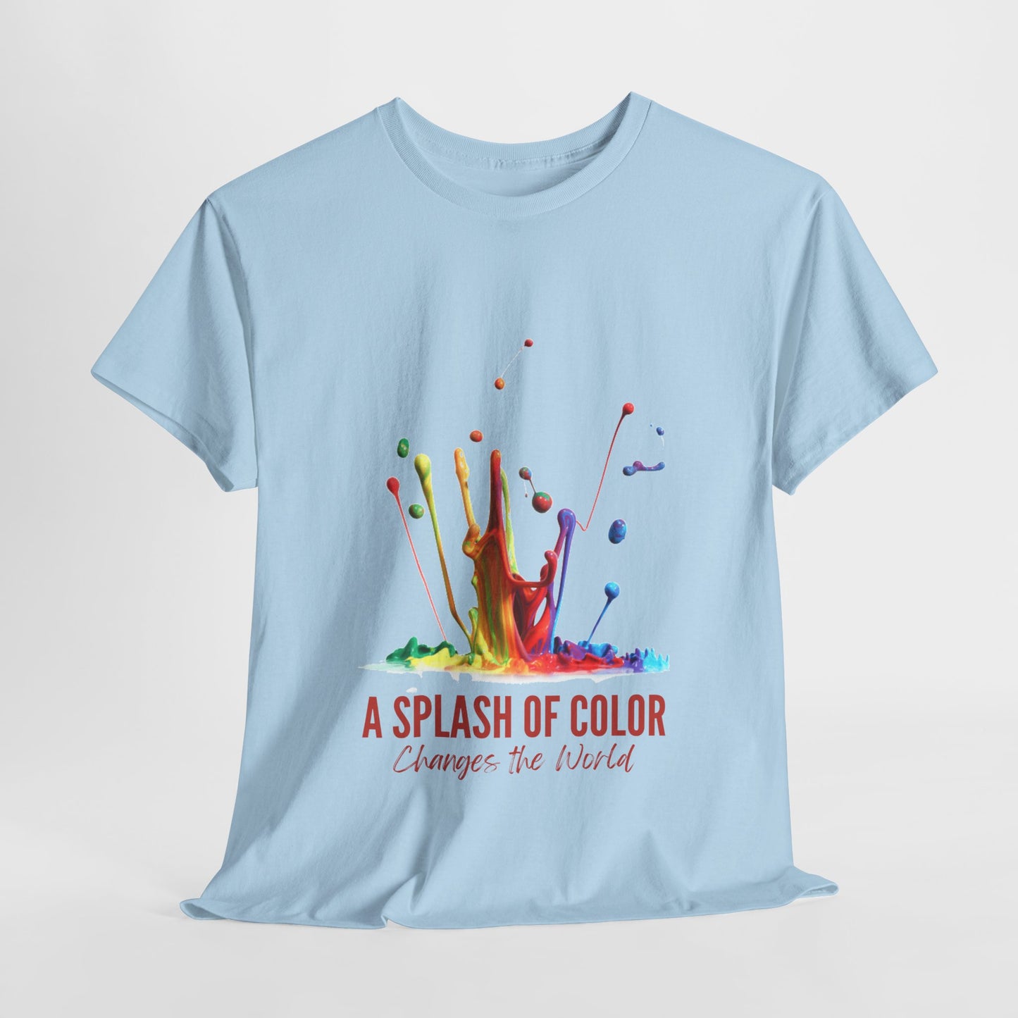A Splash of Color Unisex Heavy Cotton Tee