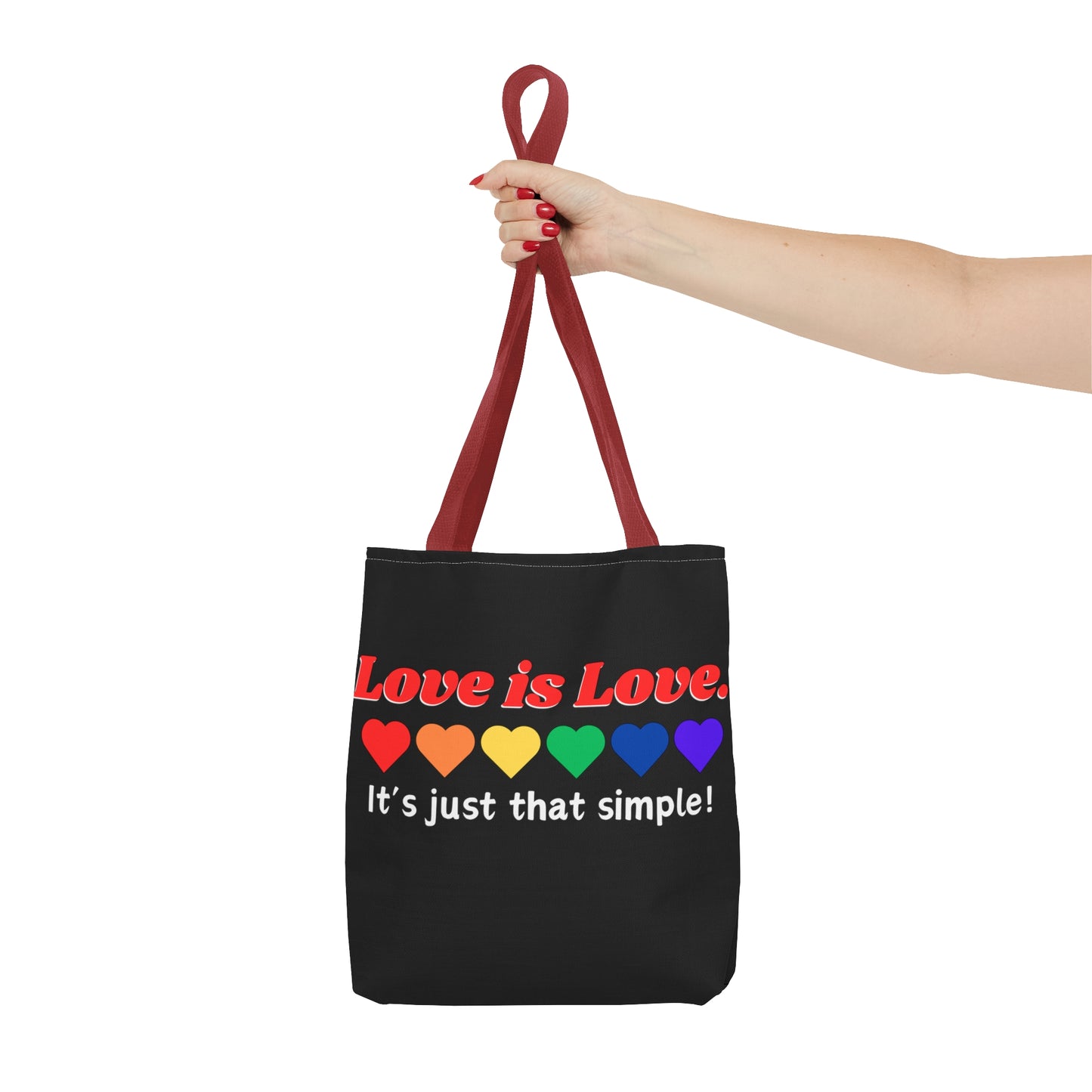 Love is Love Tote Bag (AOP)