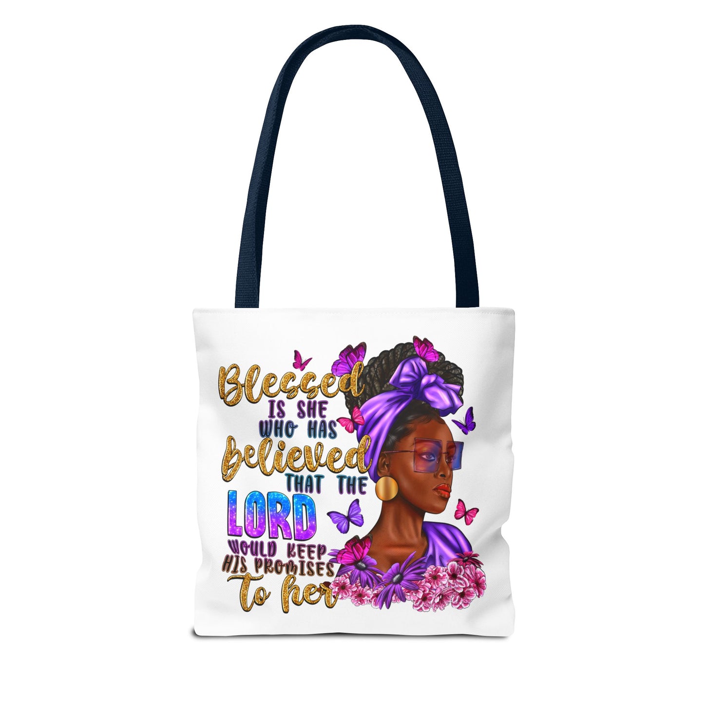 Blessed is She Tote Bag (AOP)