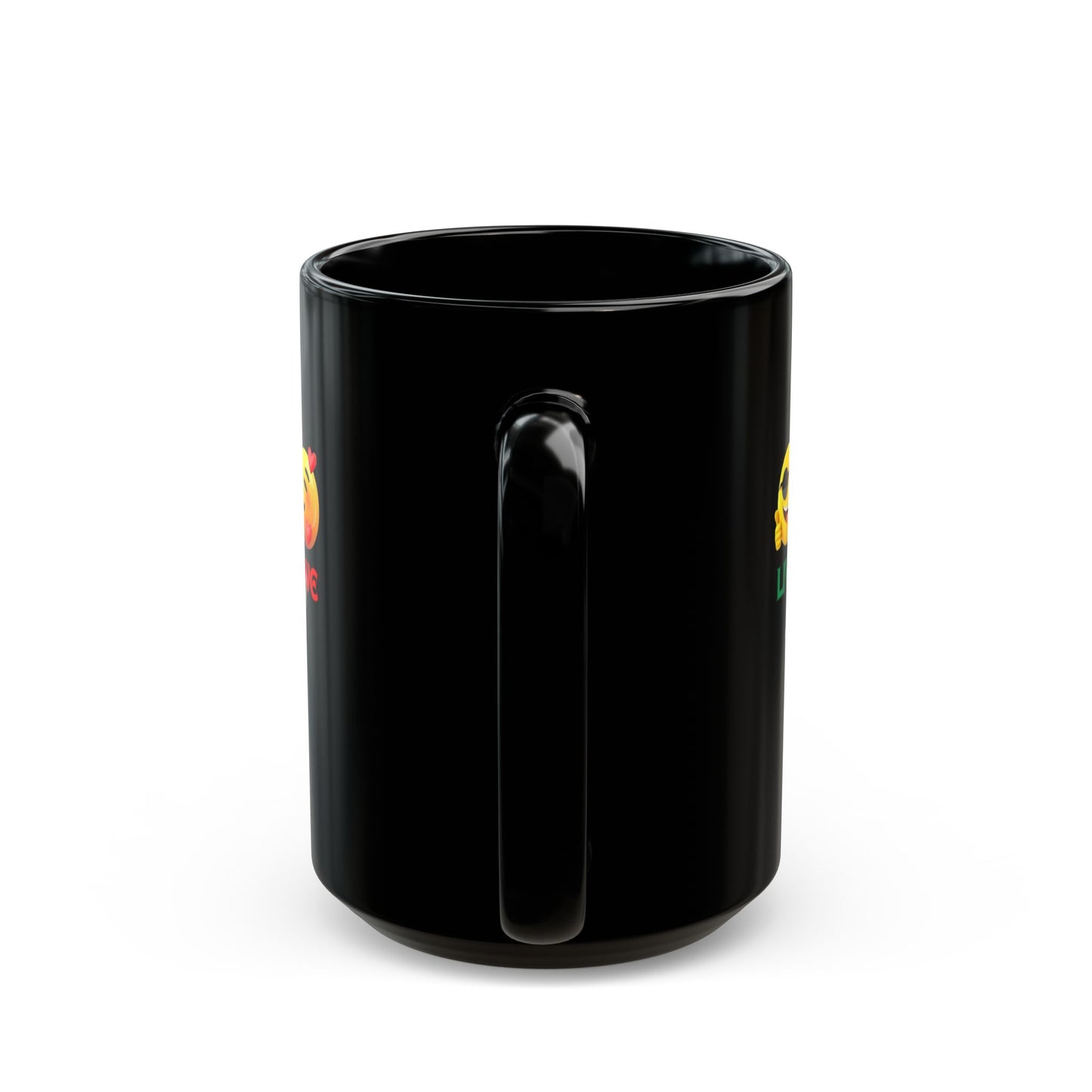 Live, Laugh, Love Black Mug (11oz, 15oz)