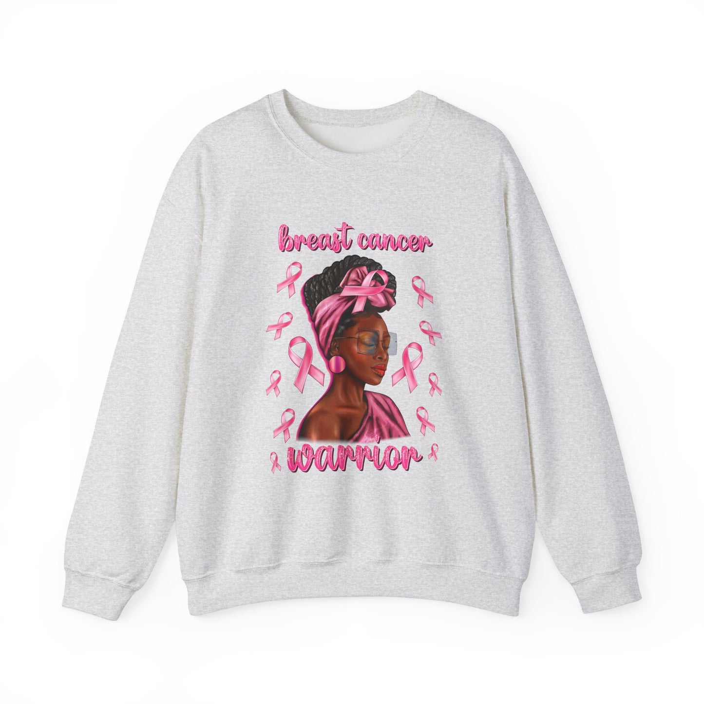 Breast Cancer Warrior Unisex Heavy Blend™ Crewneck Sweatshirt