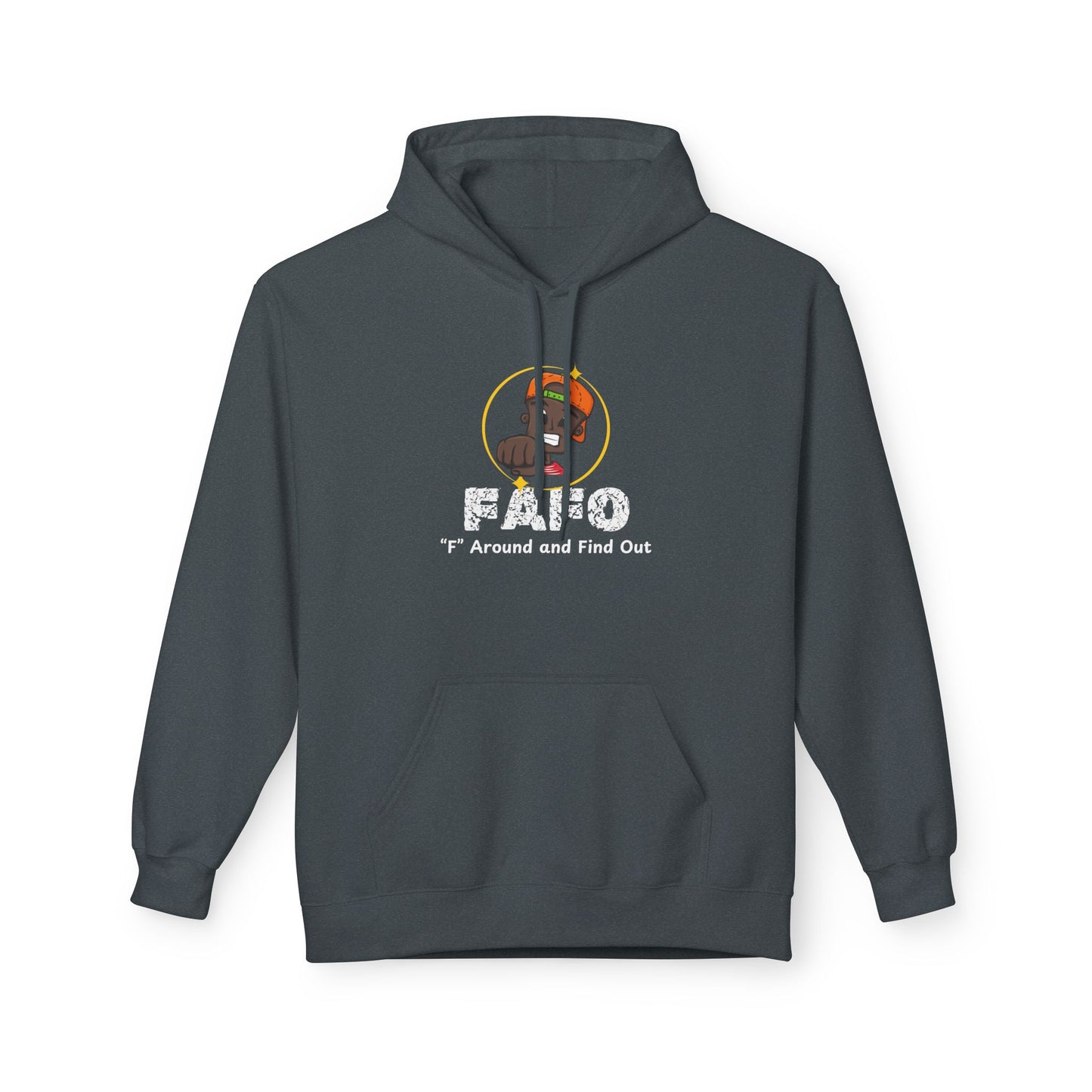 "F" Around and Find Out-Inspired Unisex Fleece Hoodie - Cozy Style & Warmth