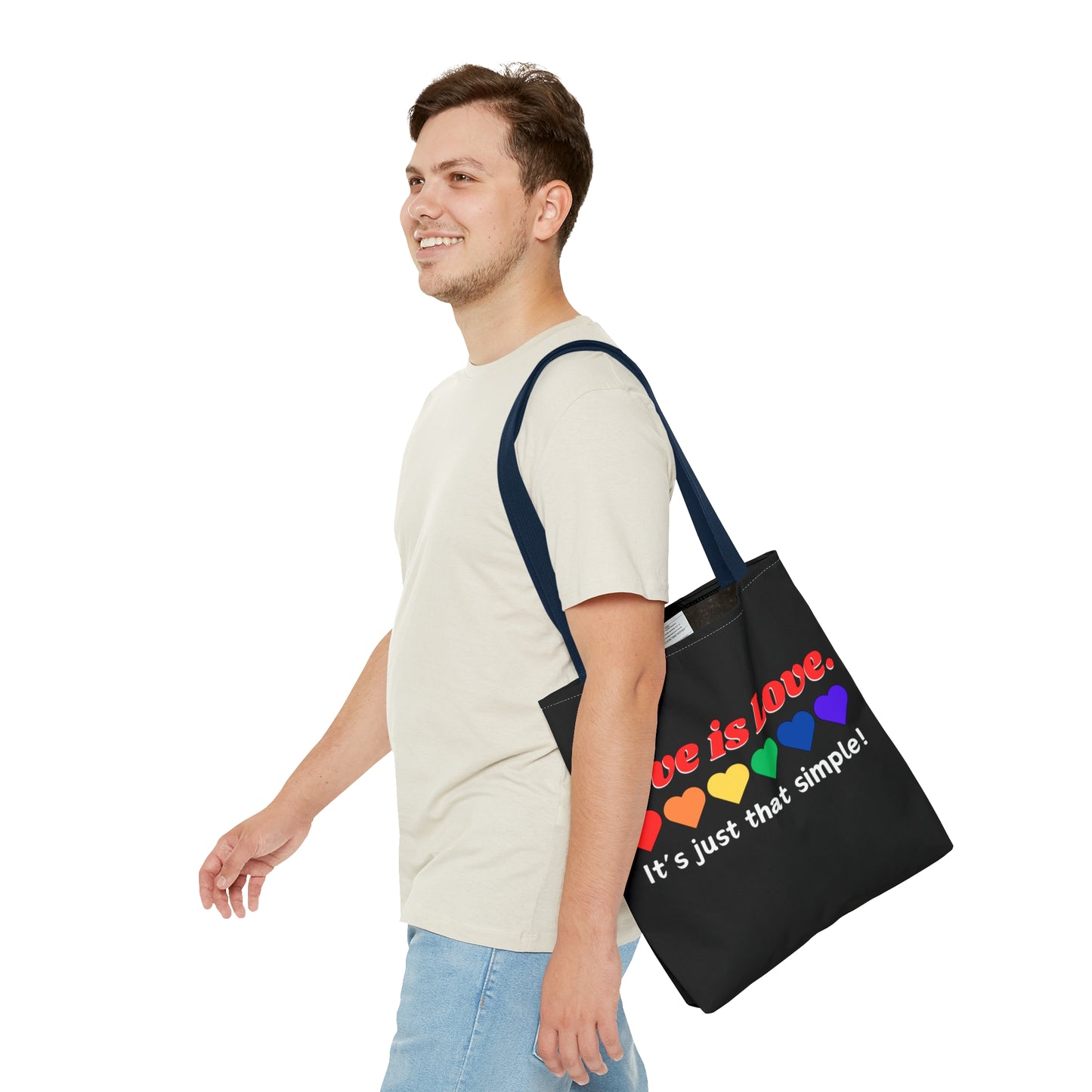 Love is Love Tote Bag (AOP)