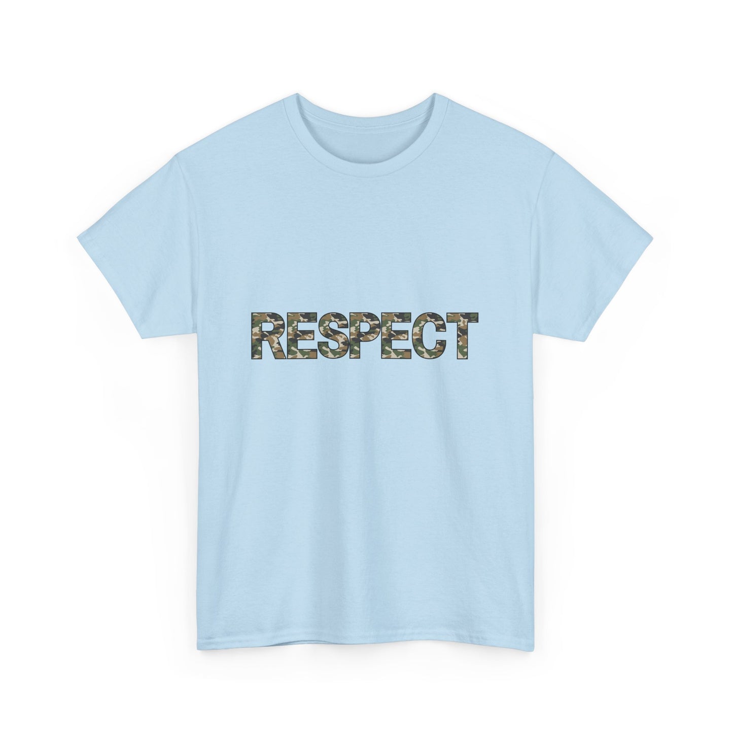 Unisex Heavy Cotton Tee - Camo Respect T-Shirt