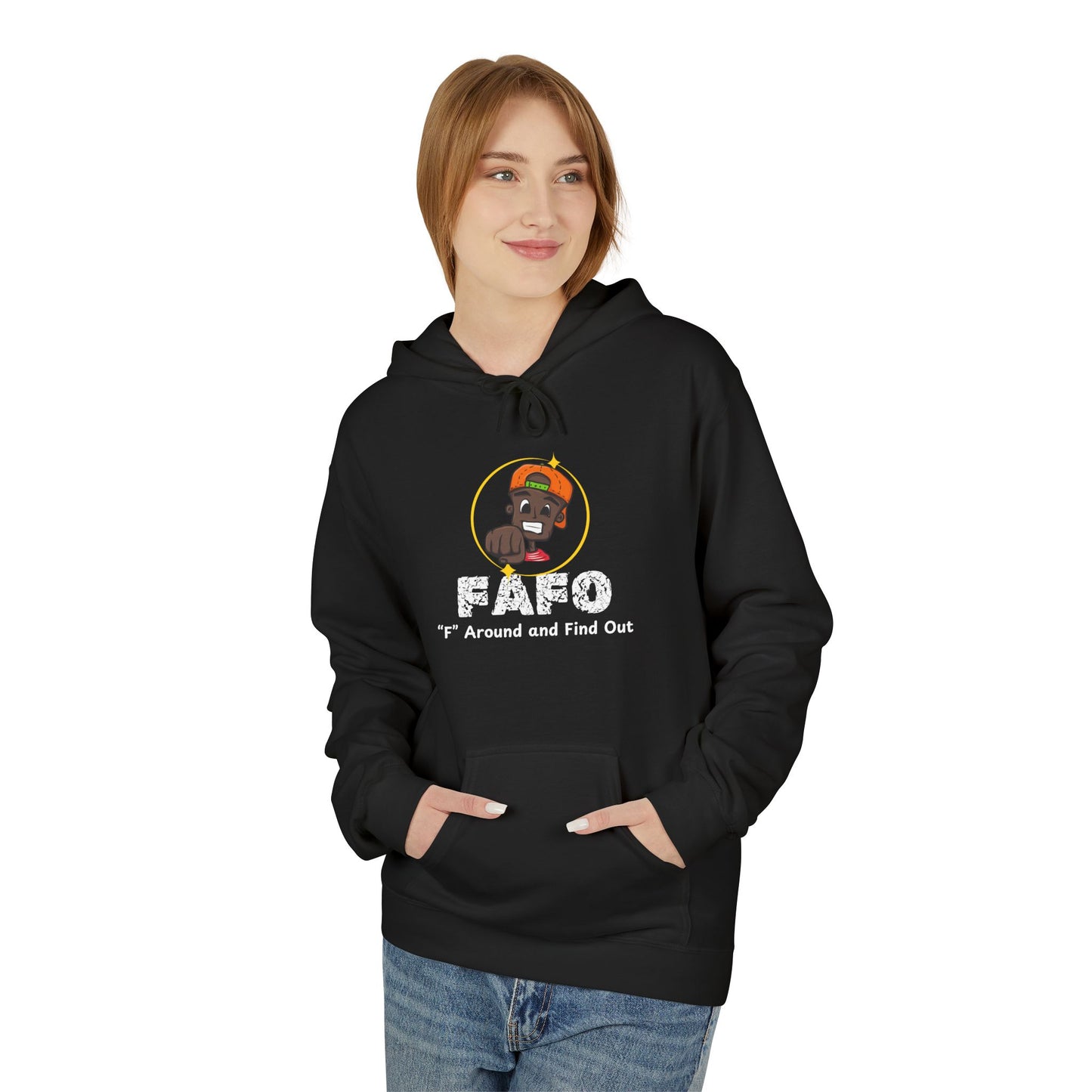 "F" Around and Find Out-Inspired Unisex Fleece Hoodie - Cozy Style & Warmth