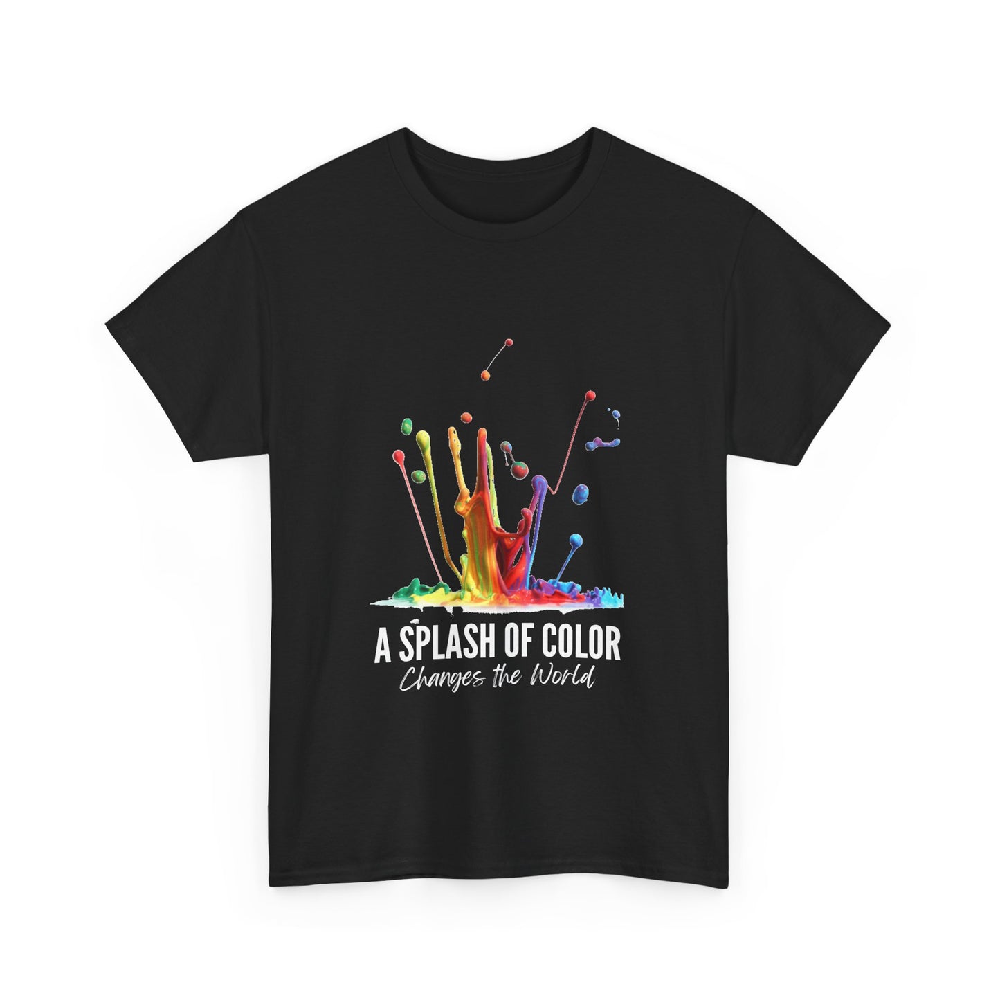 A Splash of Color Unisex Heavy Cotton Tee