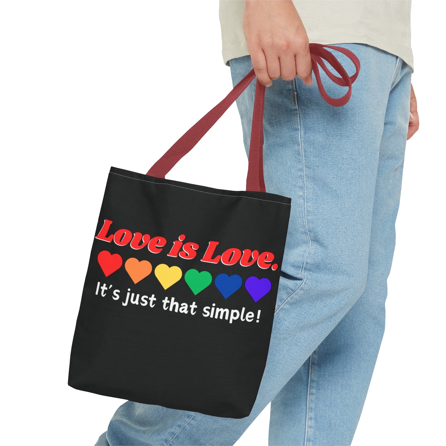 Love is Love Tote Bag (AOP)
