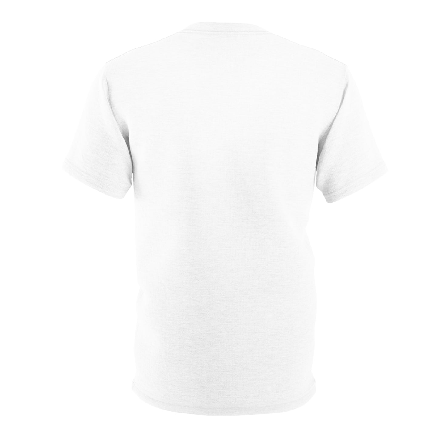 White Kente Print Unisex Cut & Sew Tee (AOP)