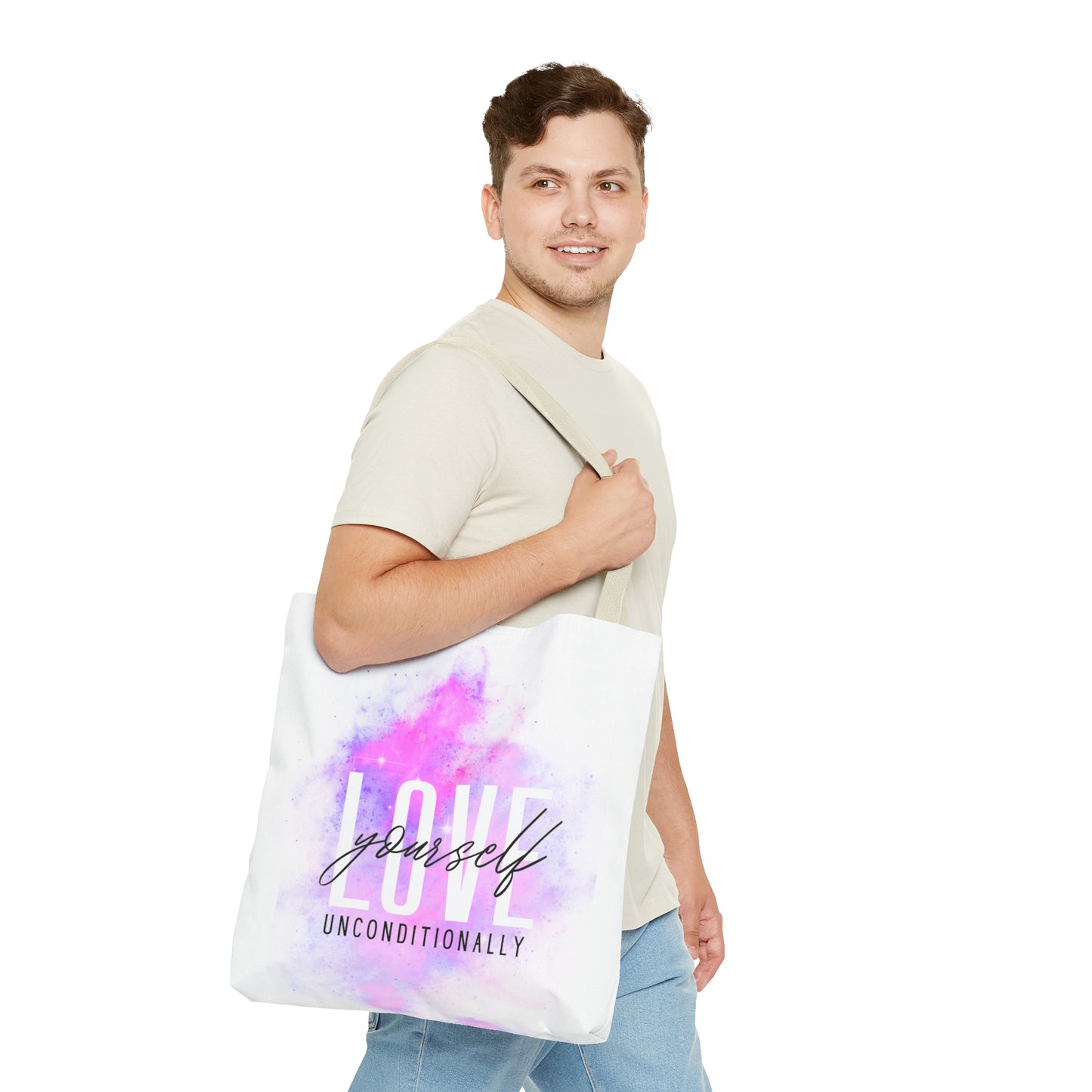 Love Unconditionally Tote Bag (AOP)