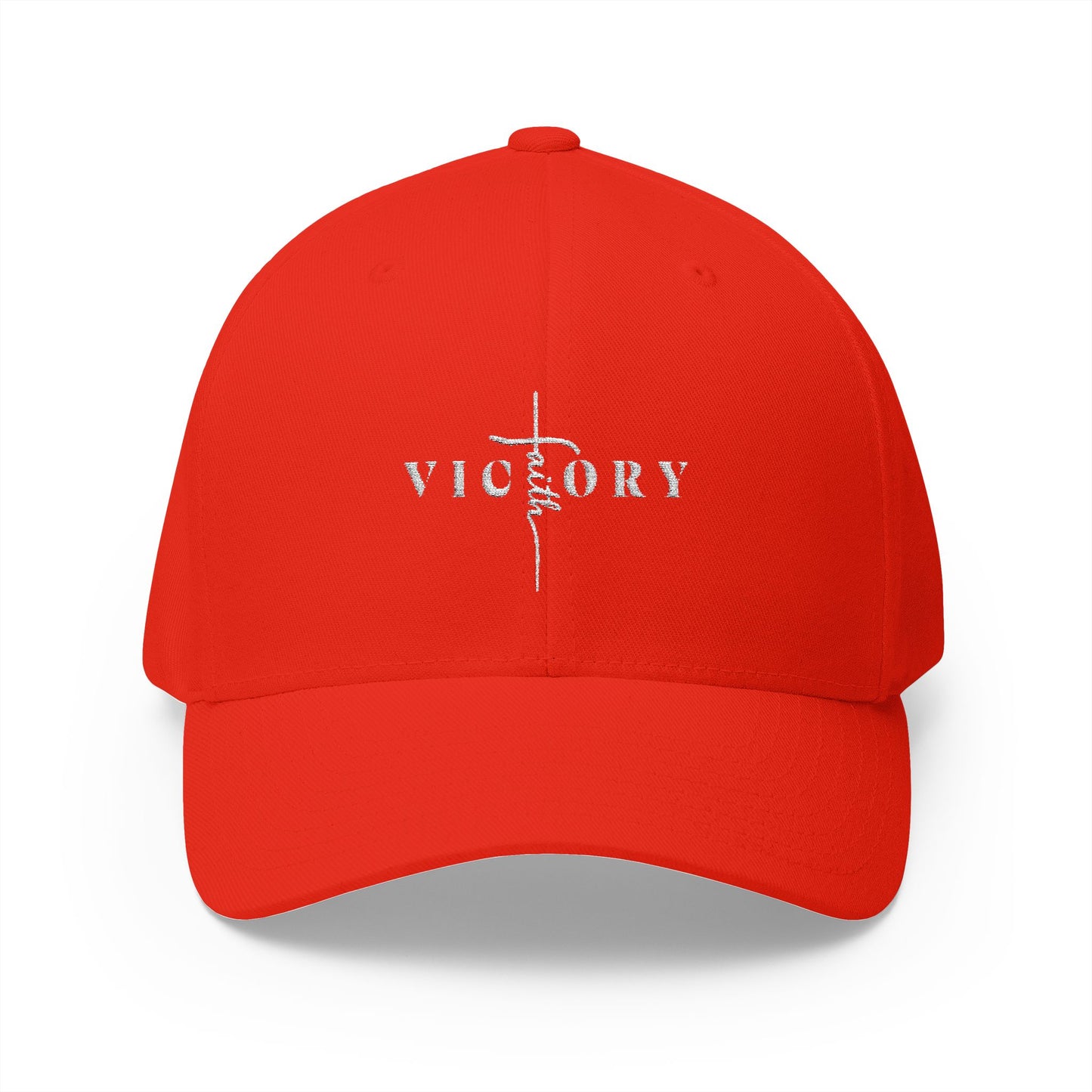 Victory Embroidered Closed-Back Cap - Stylish Baseball Hat for Inspirational Living