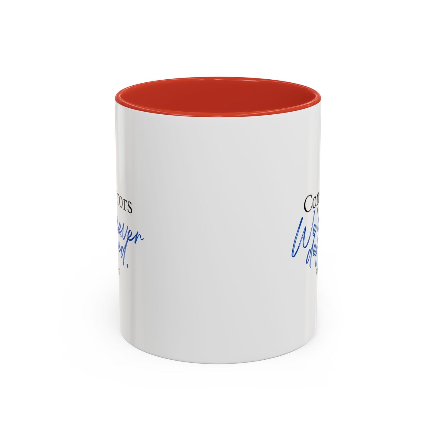 Conquerors Blue Accent Coffee Mug, 11oz