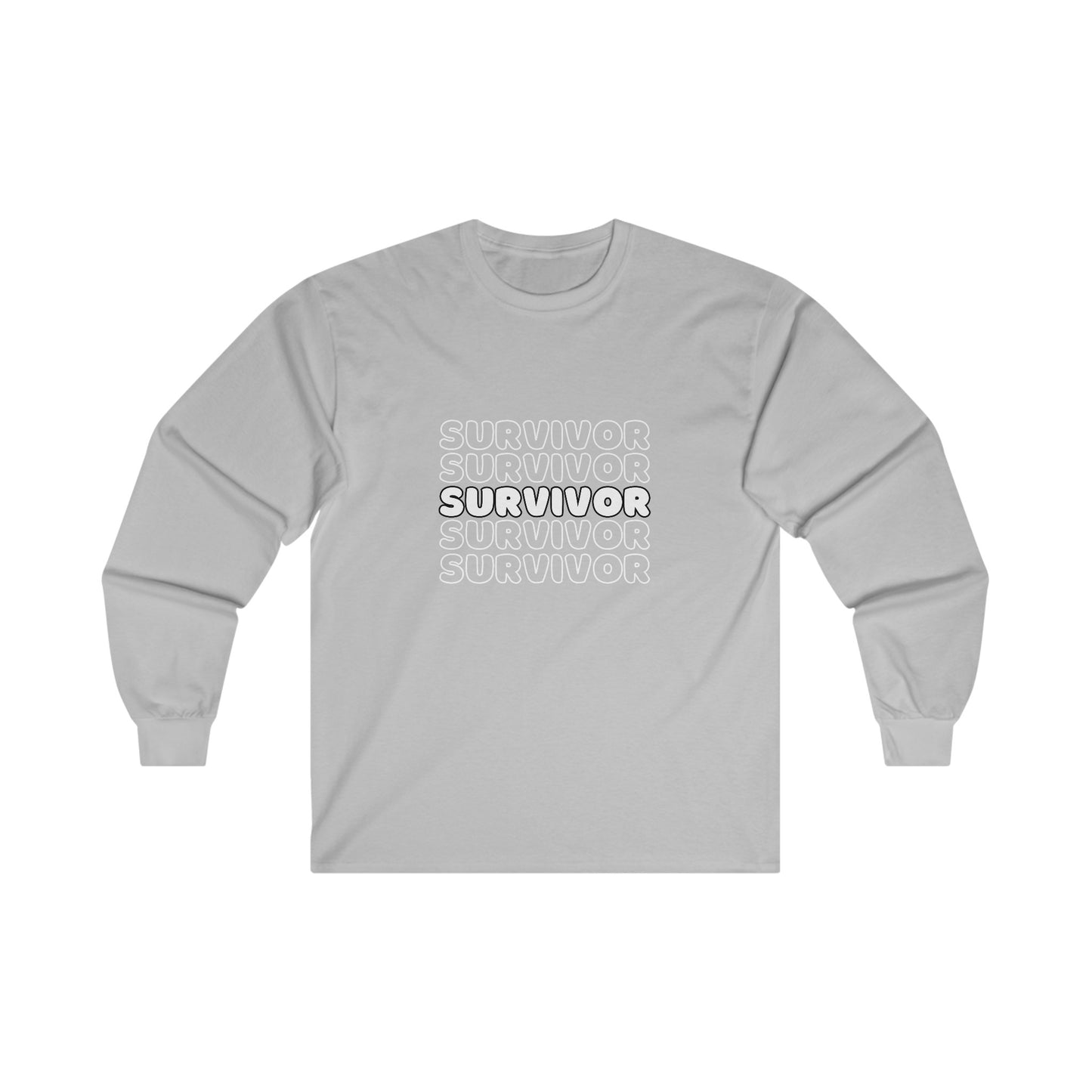 Survivor Unisex Ultra Cotton Long Sleeve Tee