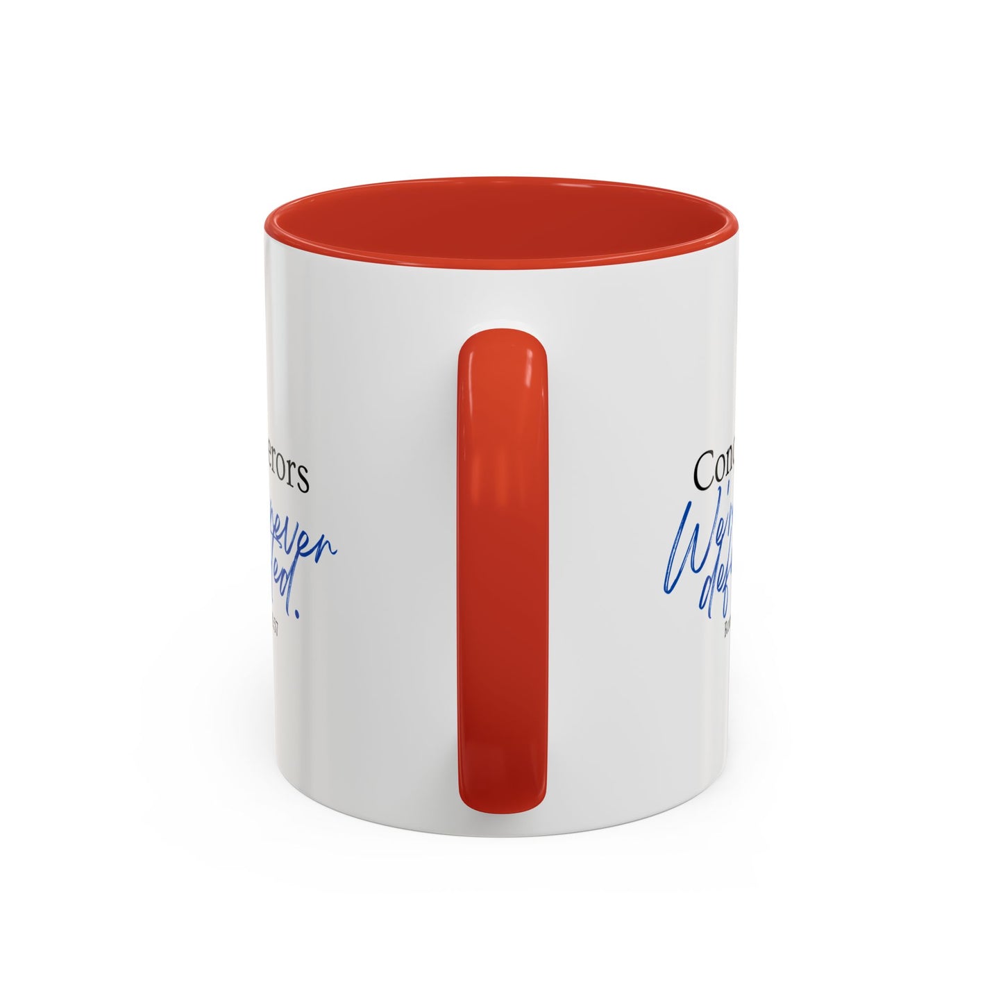 Conquerors Blue Accent Coffee Mug, 11oz