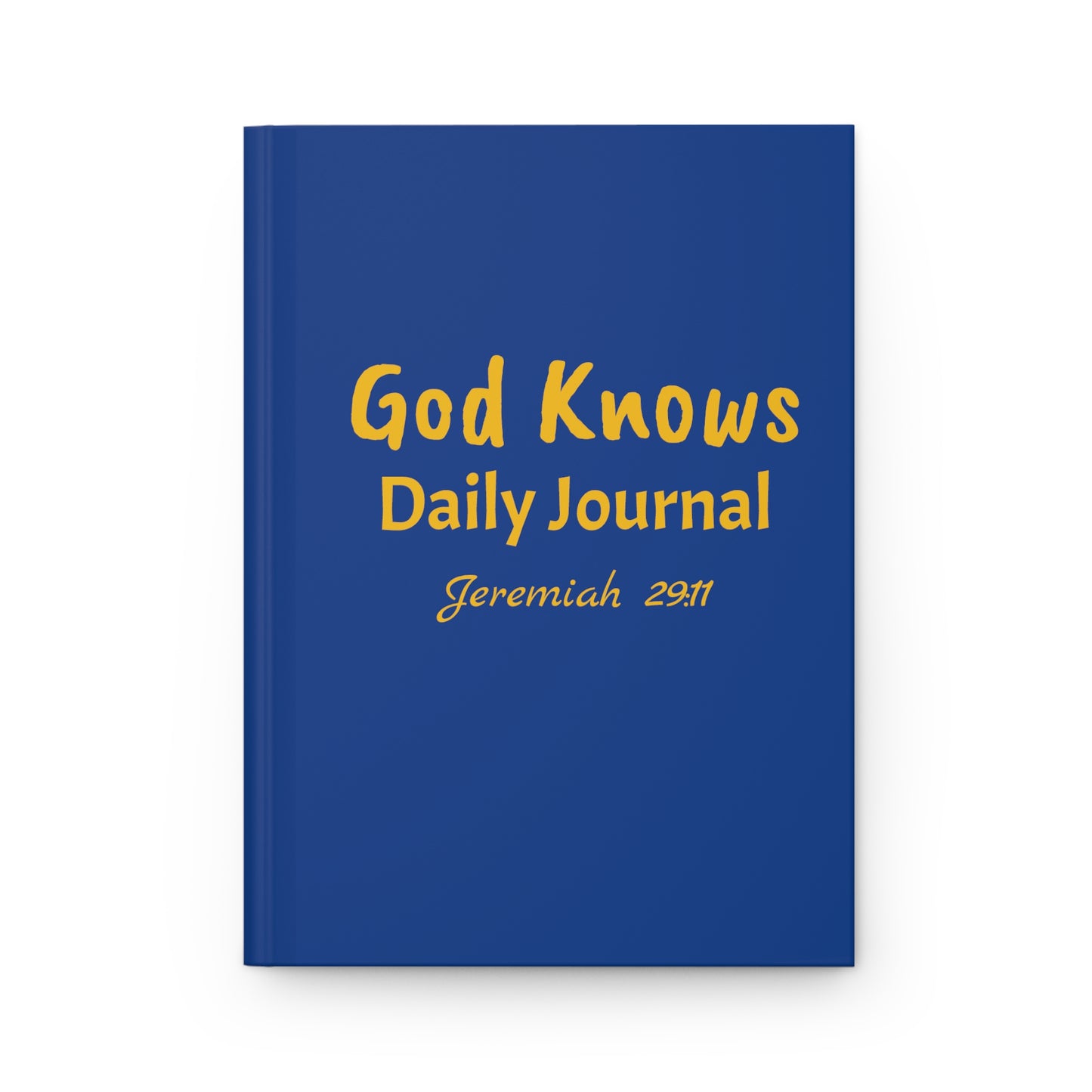 Daily Journal (Blue & Gold) Hardcover Journal Matte