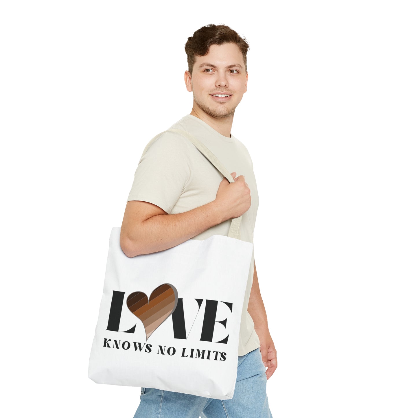 Love Knows No Limits Tote Bag (AOP)