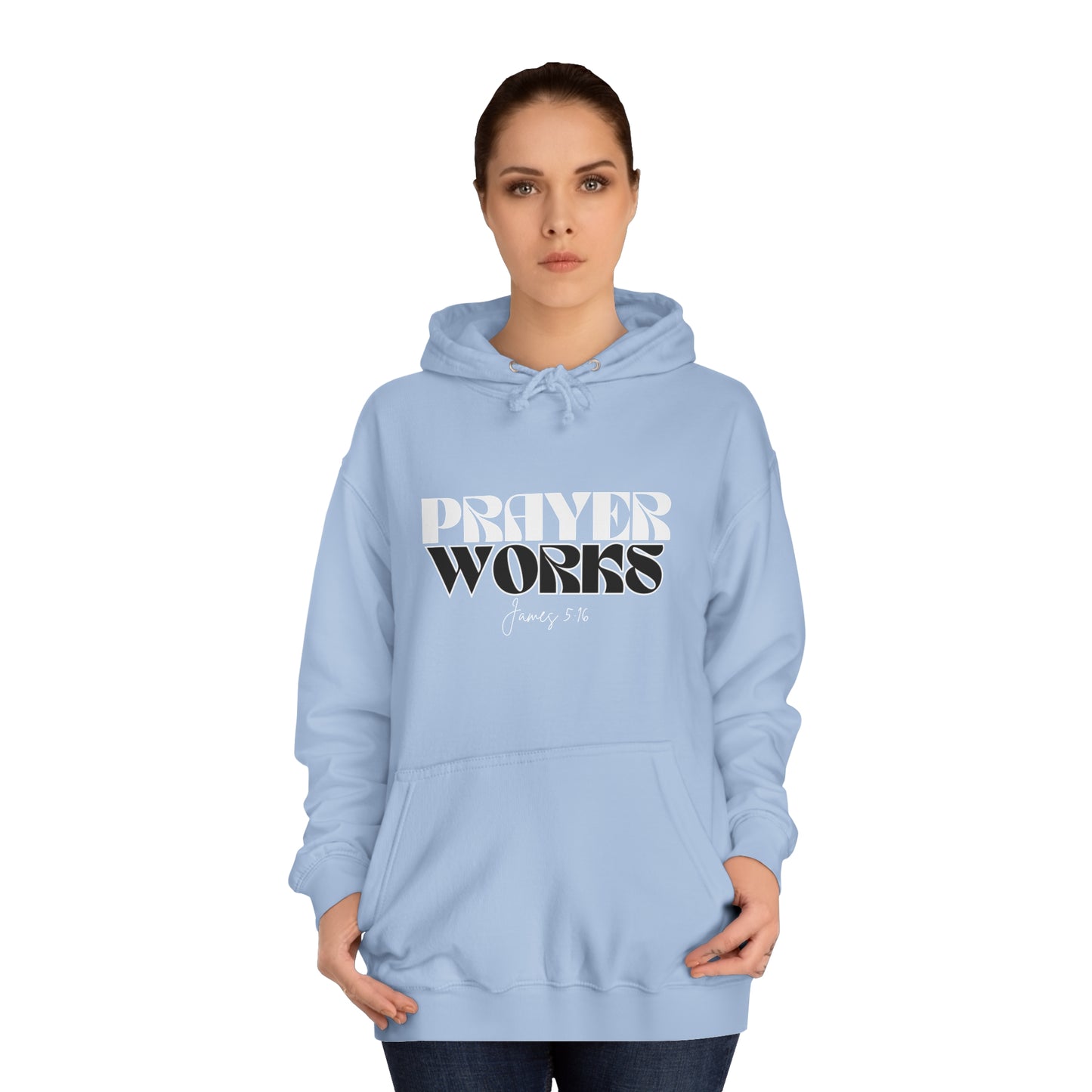 Prayer Works Unisex College Hoodie