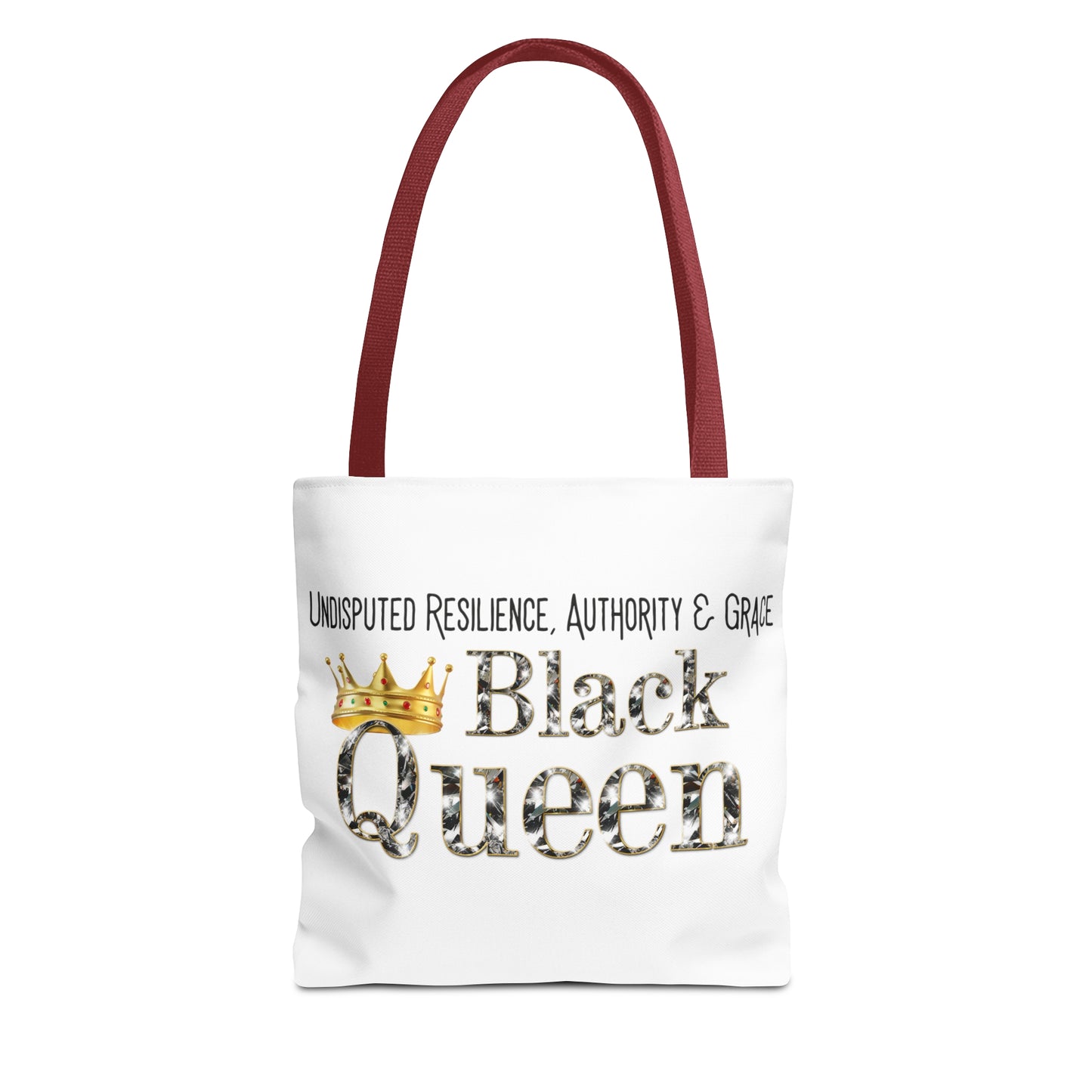 Black Queen Tote Bag (AOP)