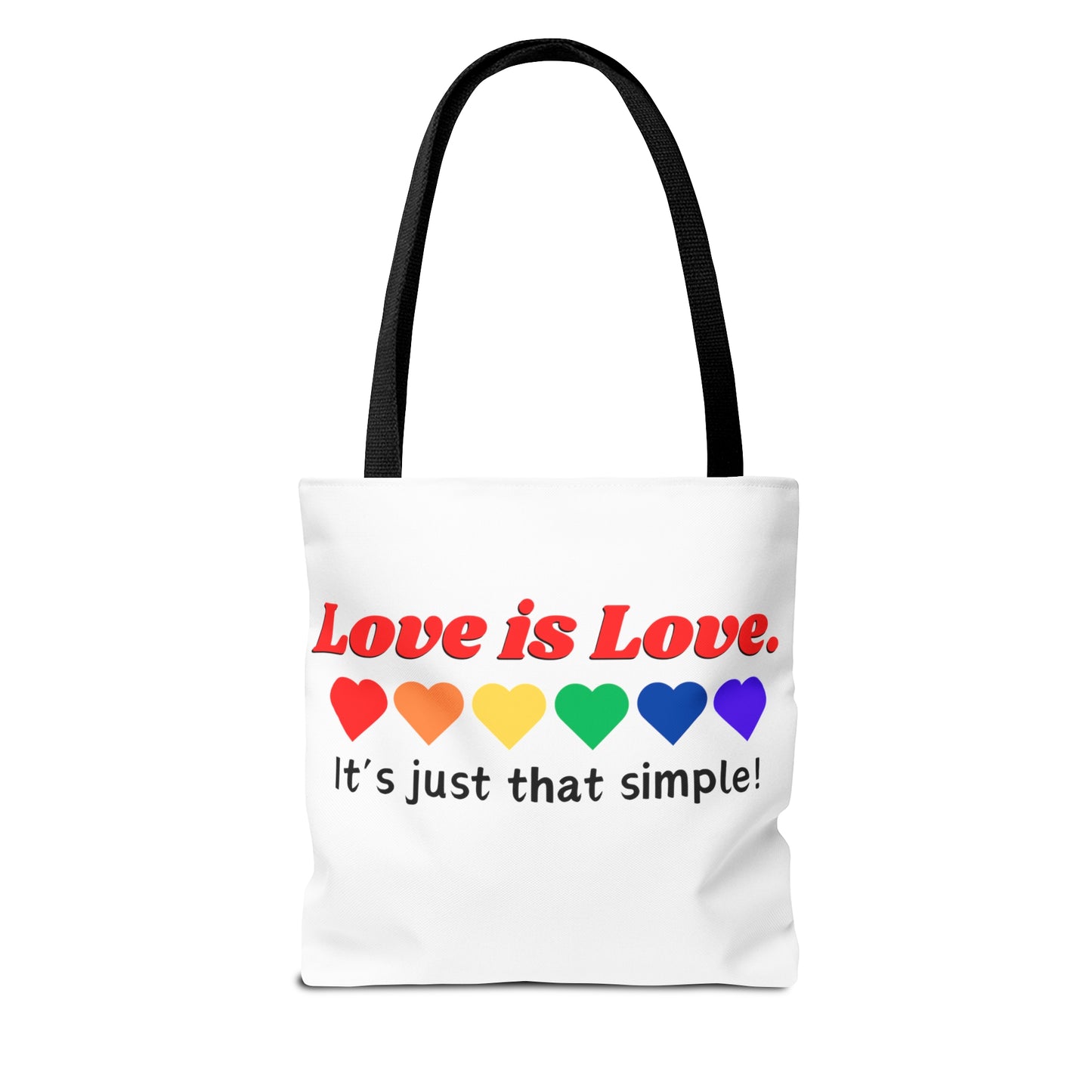 Love is Love Tote Bag (AOP)