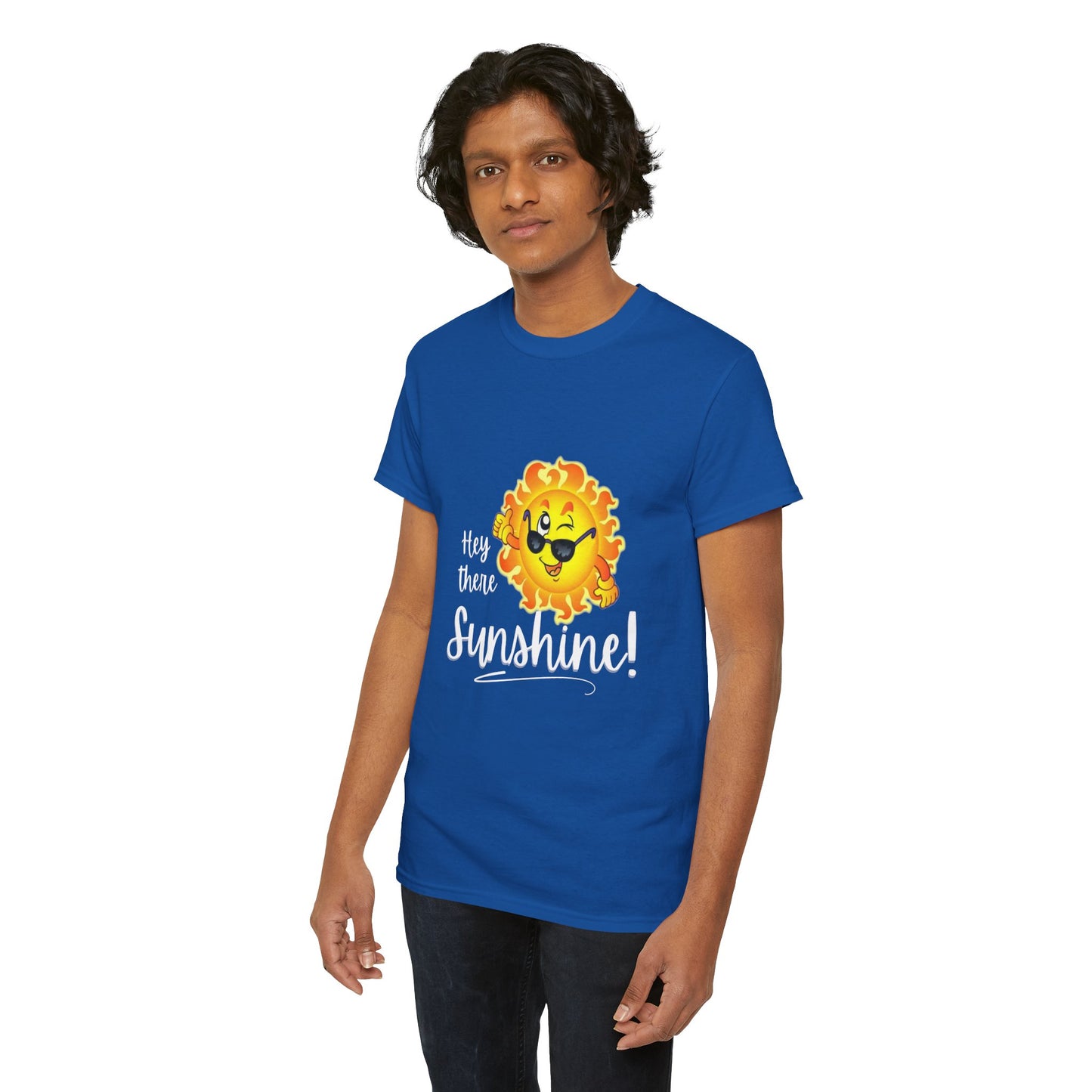 Hey Sunshine Unisex Heavy Cotton Tee