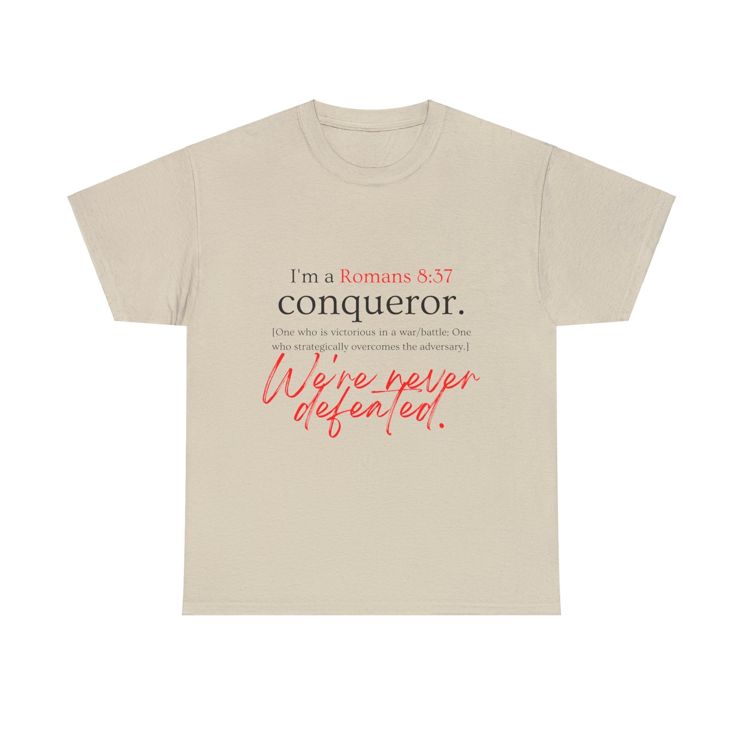 More than a Conqueror Unisex Heavy Cotton Tee