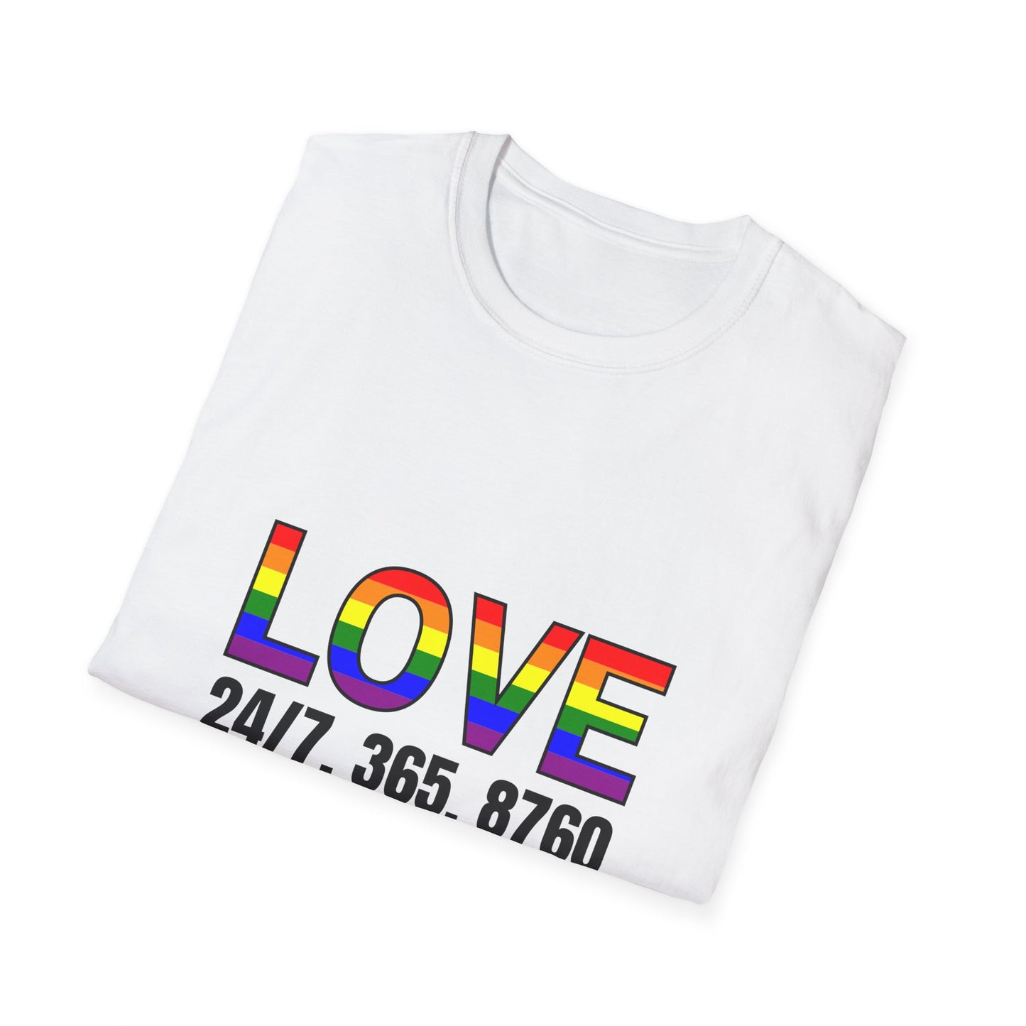 Unisex Love T-Shirt | Pride, LGBTQ+ Gift, Everyday Wear, Casual Fashion, Rainbow Tee