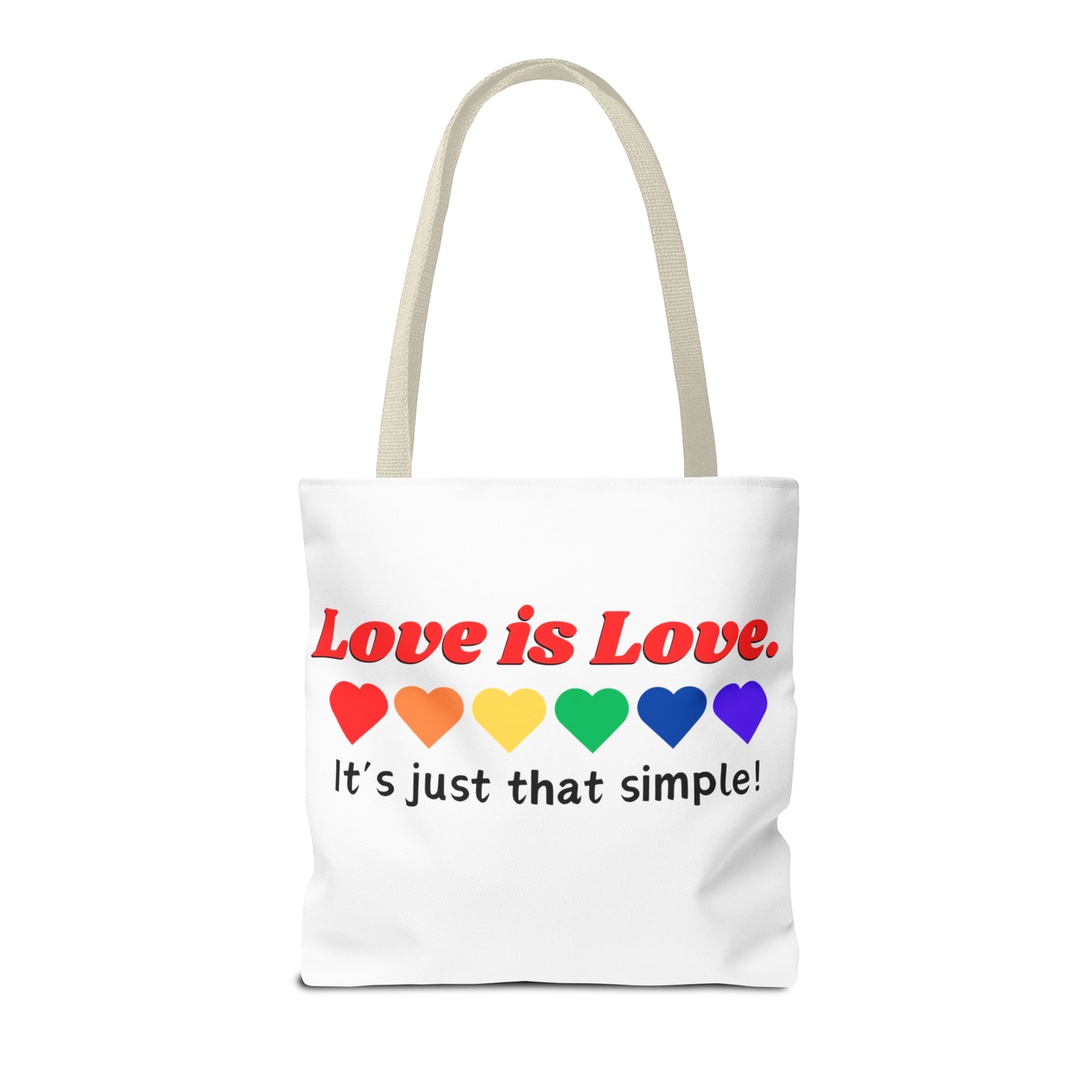 Love is Love Tote Bag (AOP)