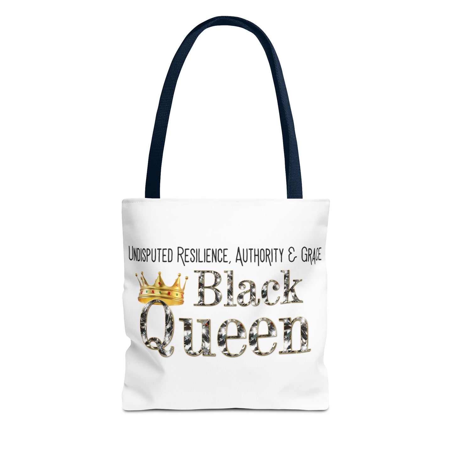 Black Queen Tote Bag (AOP)