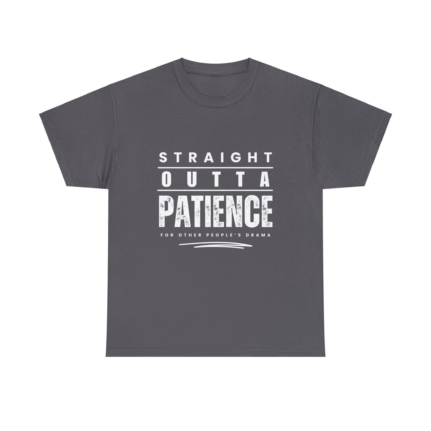 Outta Patience Unisex Heavy Cotton Tee