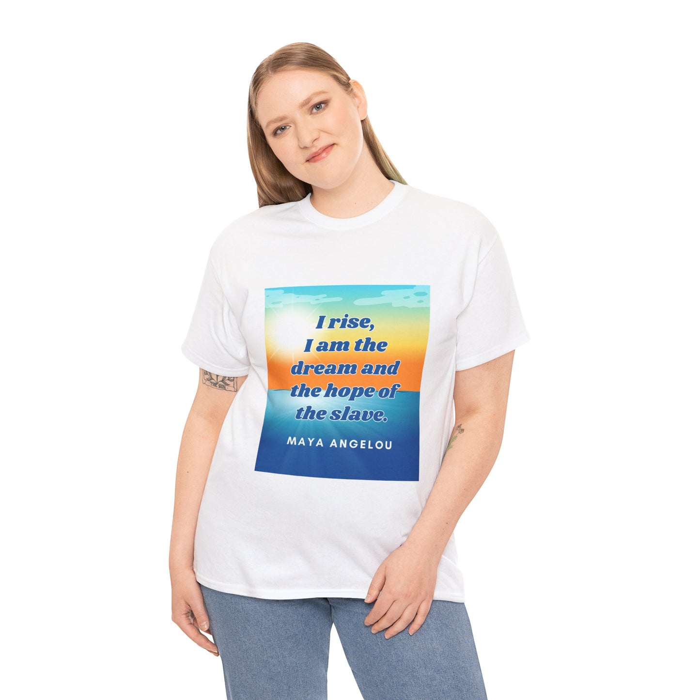 Empowerment Series - Maya Angelou Unisex Heavy Cotton Tee