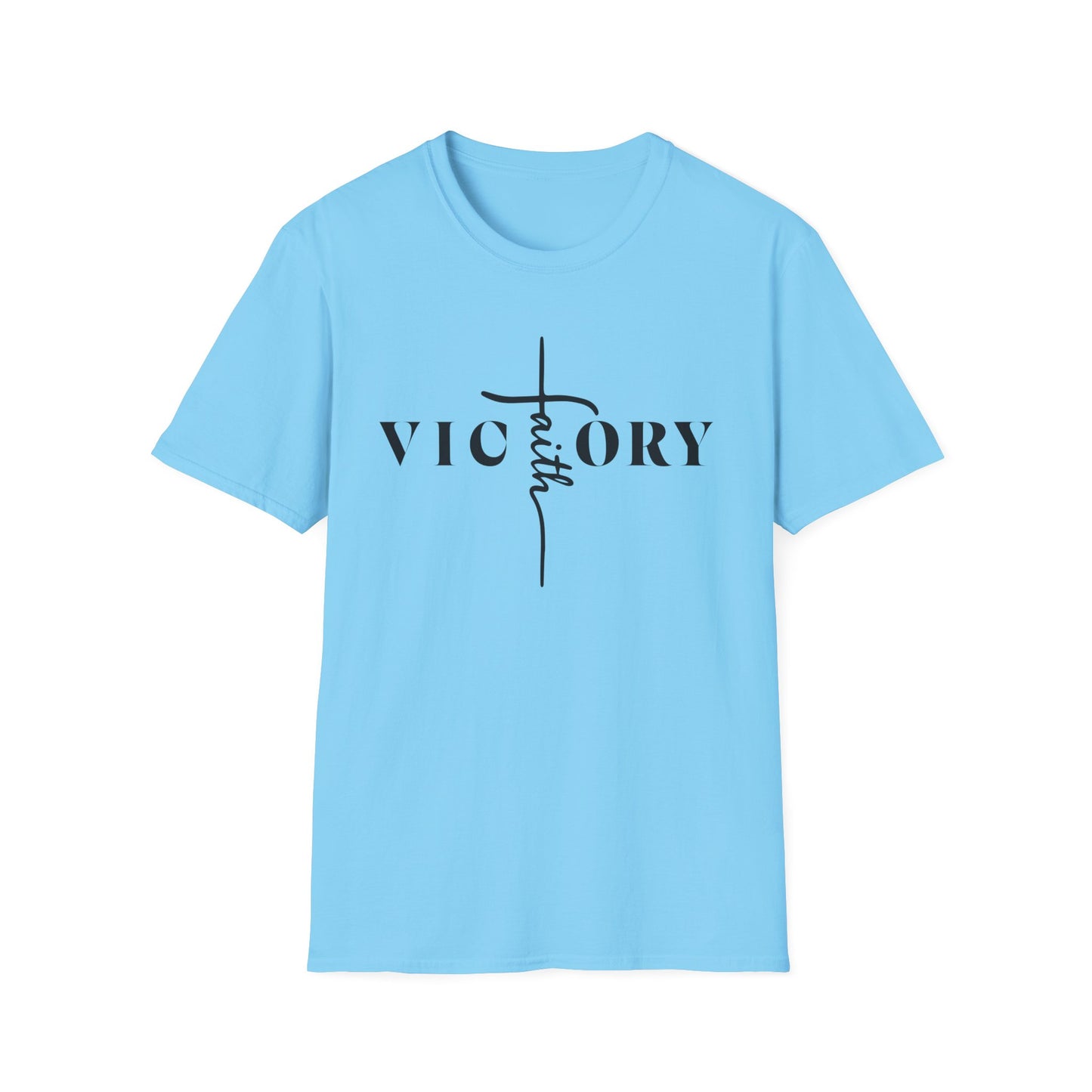 Faith & Victory Unisex Softstyle T-Shirt - Spiritual Inspirational Tee