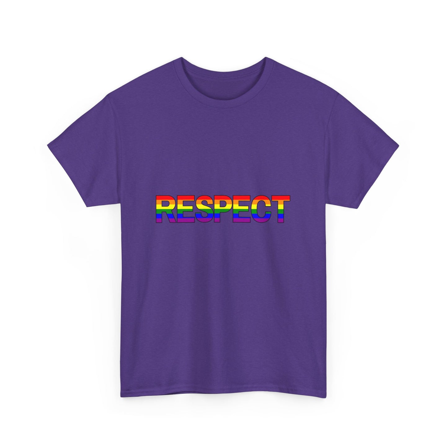 LGBTQ+ Respect Unisex Heavy Cotton Tee - Pride Apparel