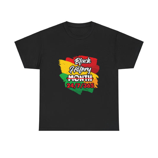Black History 365 Unisex Heavy Cotton Tee