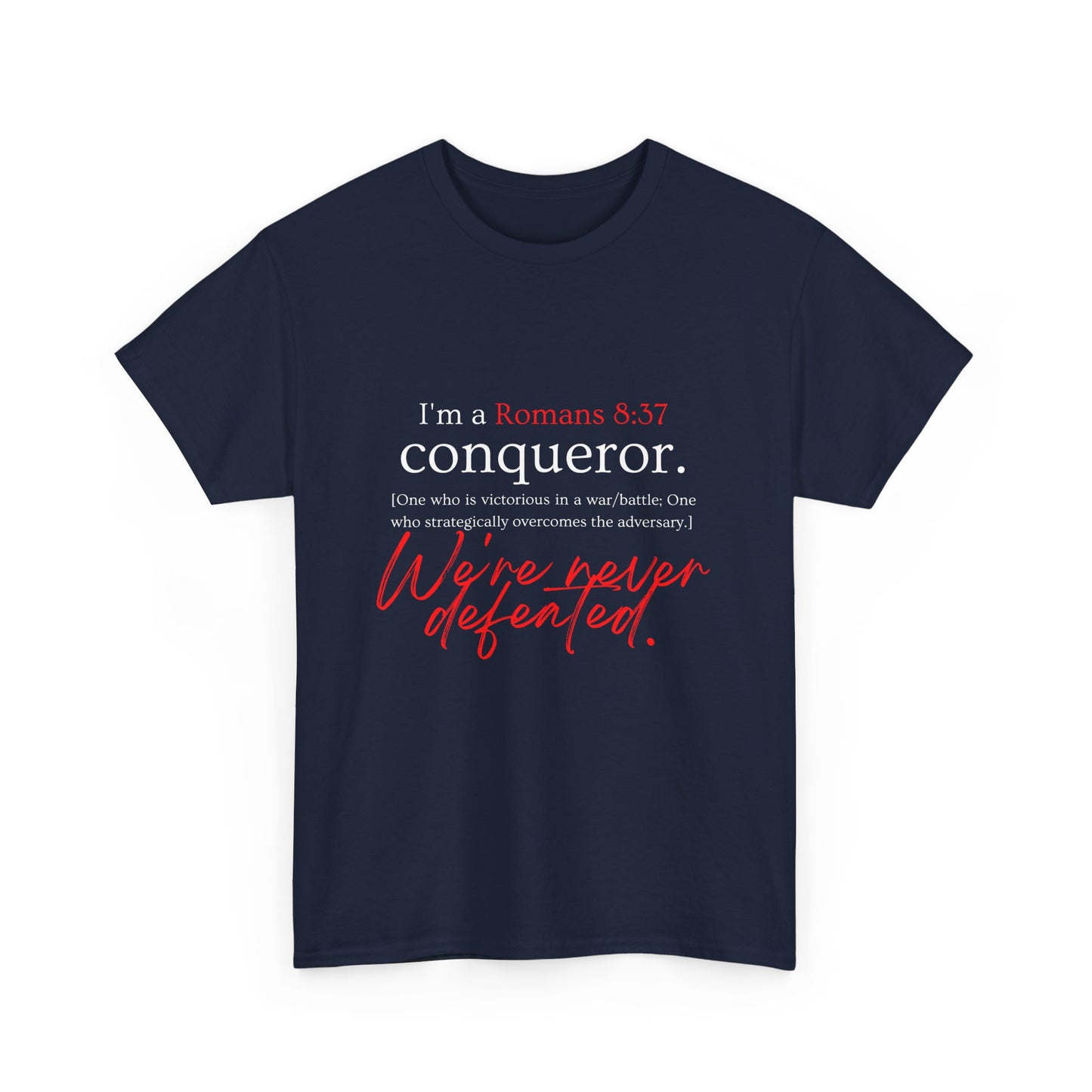 More than a Conqueror Unisex Heavy Cotton Tee