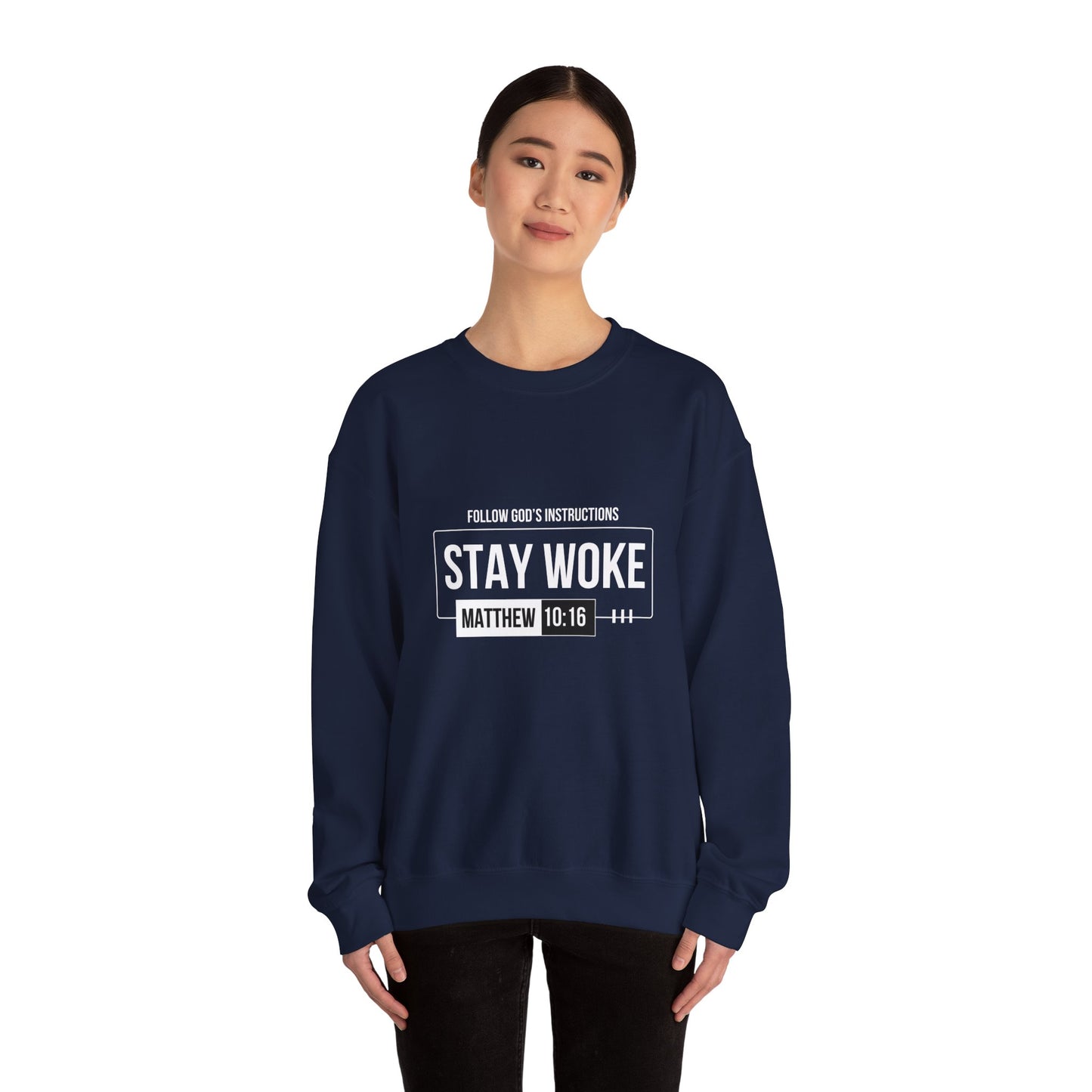 Stay Woke 1 Unisex Heavy Blend™ Crewneck Sweatshirt
