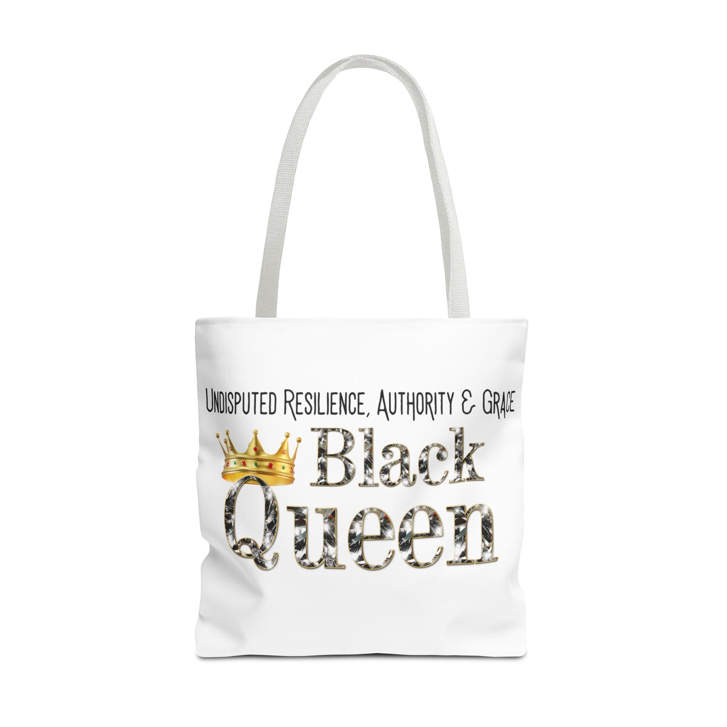 Black Queen Tote Bag (AOP)