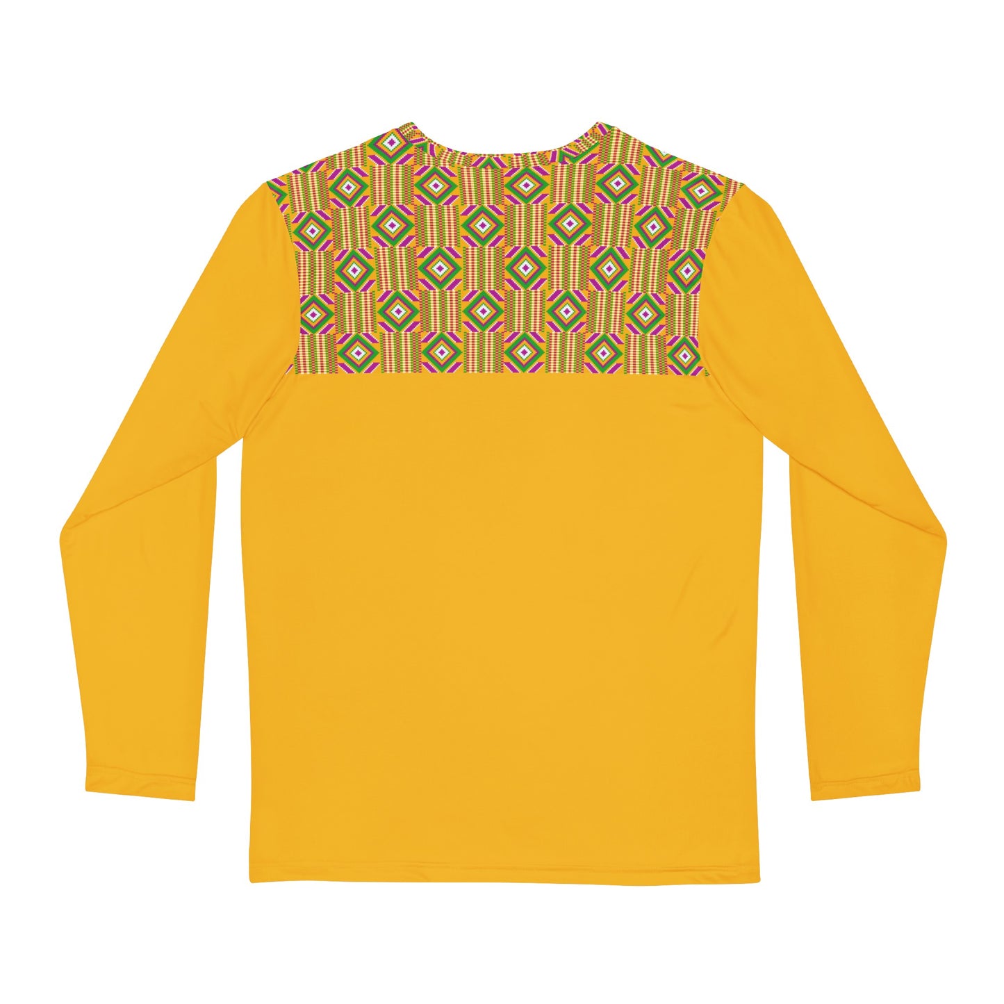 Kente Print Long Sleeve Shirt (AOP)