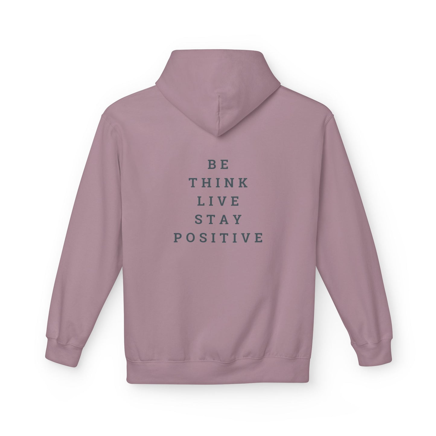 Positive Vibes Unisex Fleece Hoodie - Enjoy Life & Stay Positive
